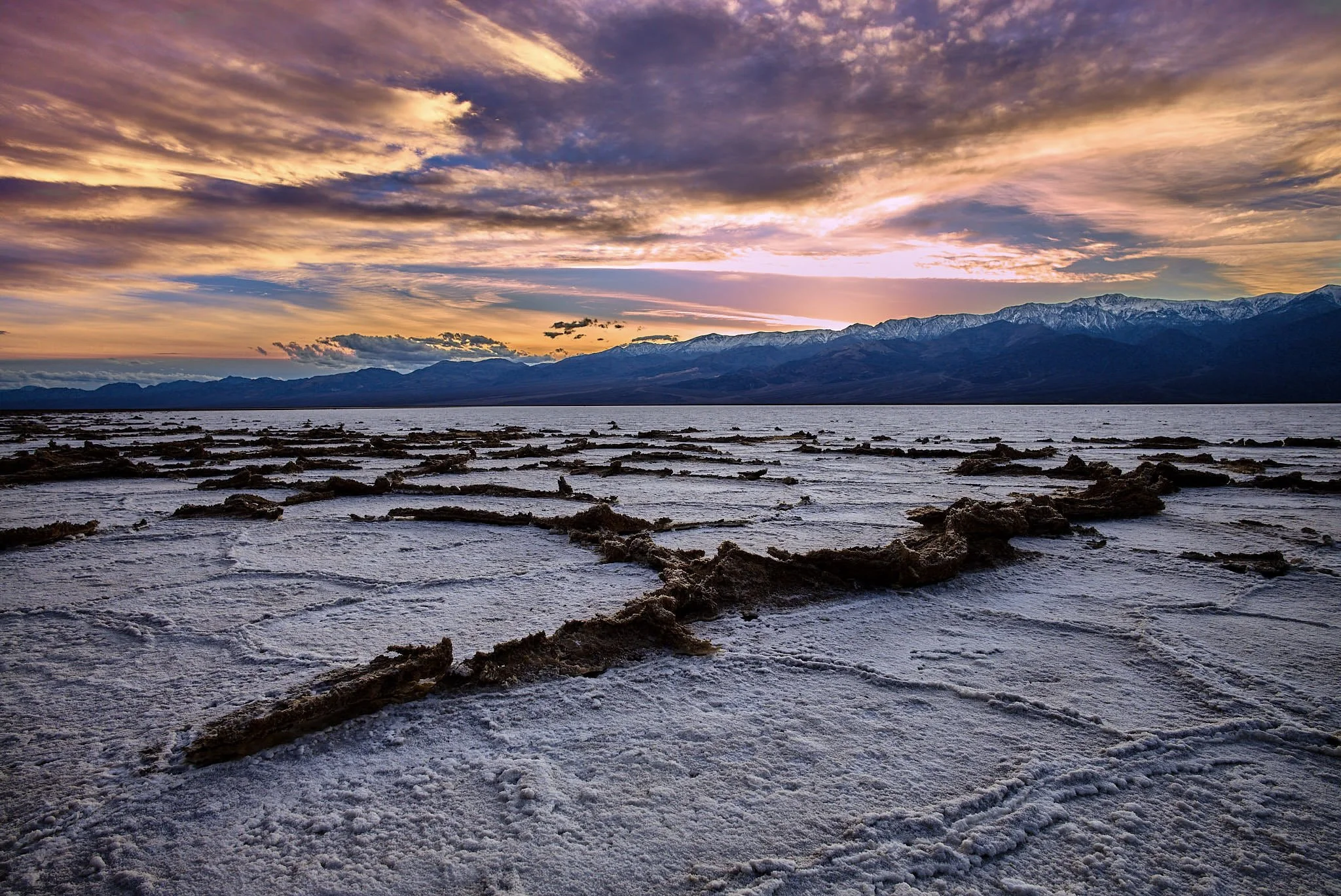 "Sunset at Badwater Basin" by Jim