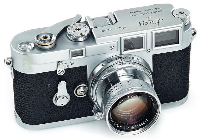 Leica M3 of 1954 with 50mm f2 Summicron collapsible, the camera that started it all. .jpg