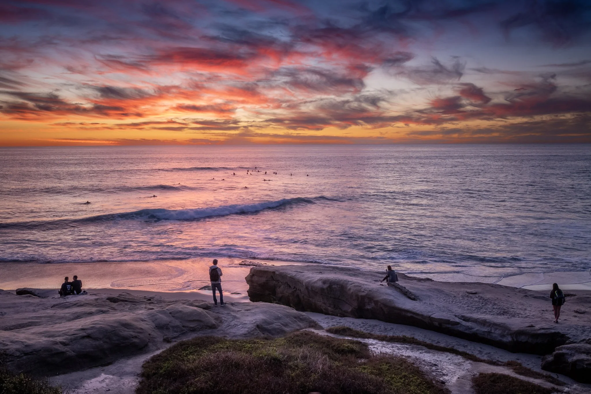 "Sunset Surft Session" by Steven Dente