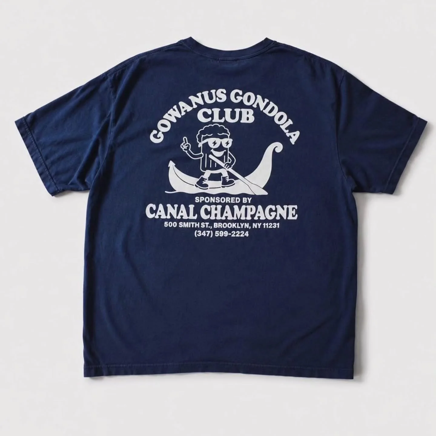 Summer just got a whole lot more fun.

Introducing the Gowanus Gondola Club tee &mdash; our brand-new summer staple, printed on premium Comfort Colors. This navy beauty is garment-dyed and washed to that perfect broken-in softness you&rsquo;ll want t