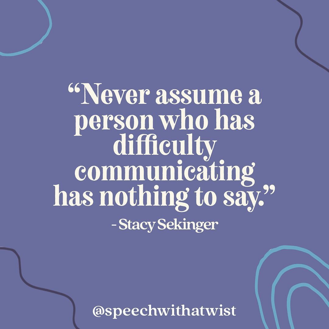 can we get an AMEN! 🙋🏼&zwj;♀️👏🏼

🔈PSA: This applies for ALL stages of life!! From the young child who is having difficulty learning his first new words to the elderly person who may be forgetting how to communicate.✨

Stay in tune with the perso