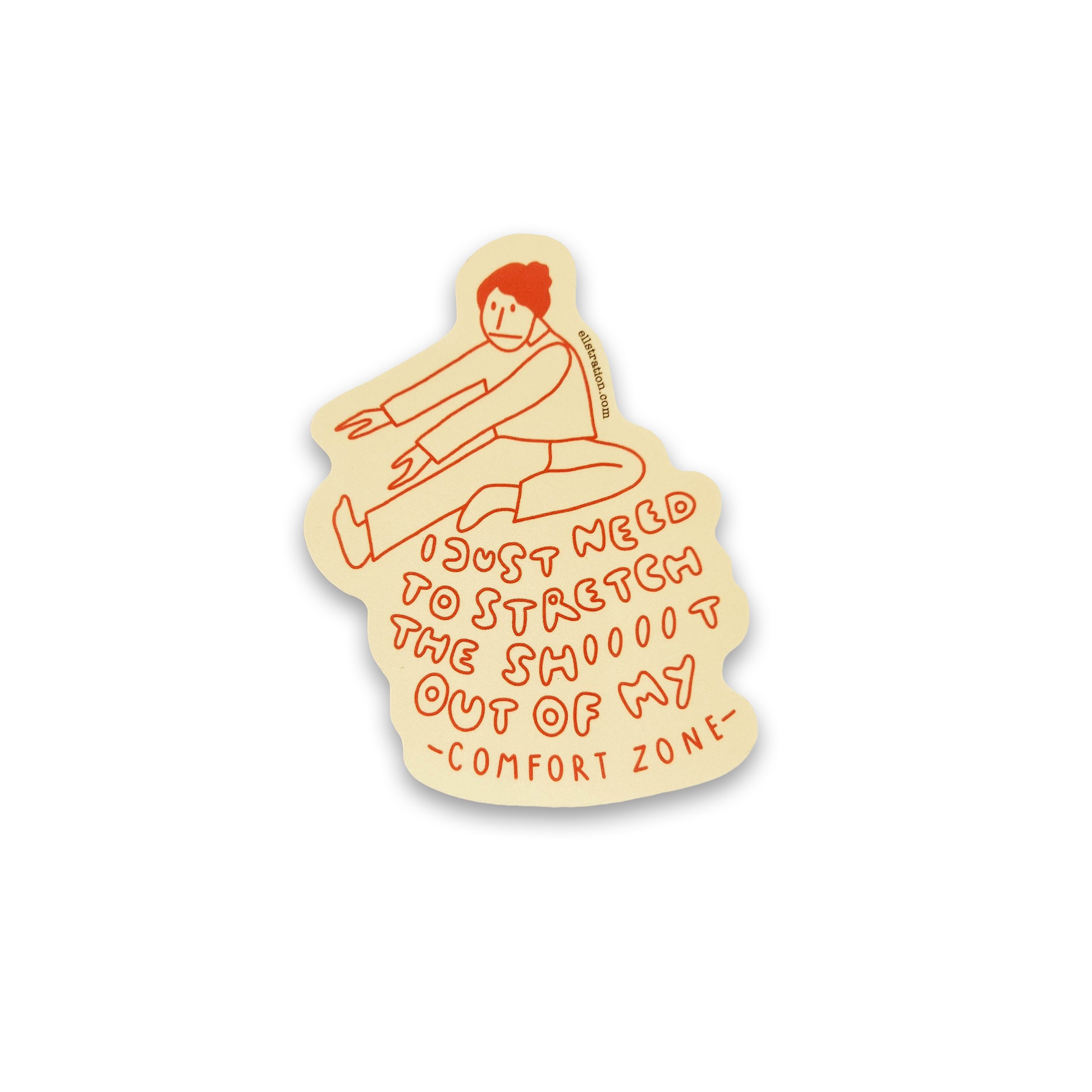 The Gentle Push | Sticker