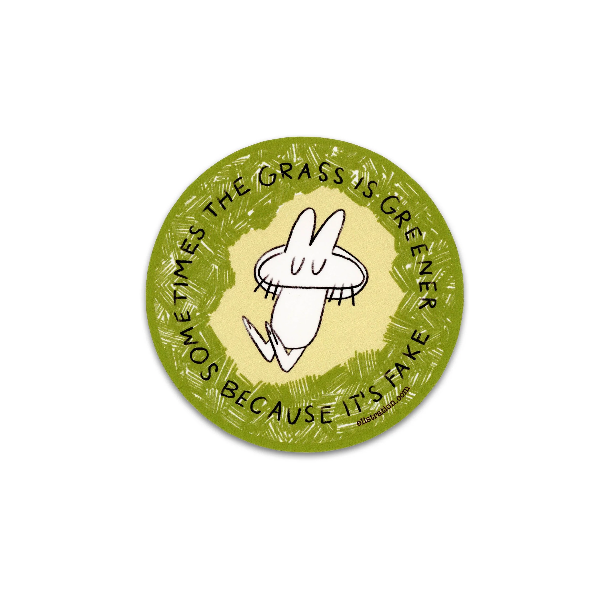 the-whisper-of-the-grass-sticker-flatlay-white-background