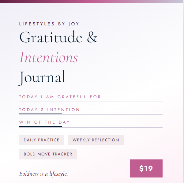 Gratitude & Intentions Journal