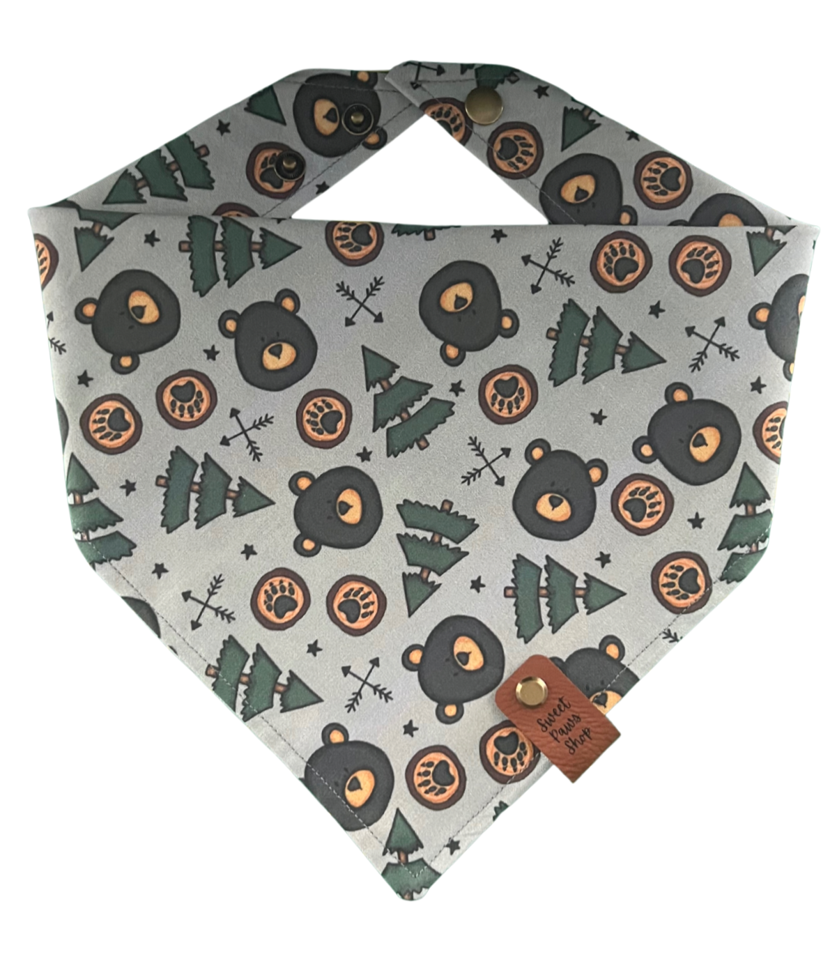 Bear-y Cozy Dog Bandana