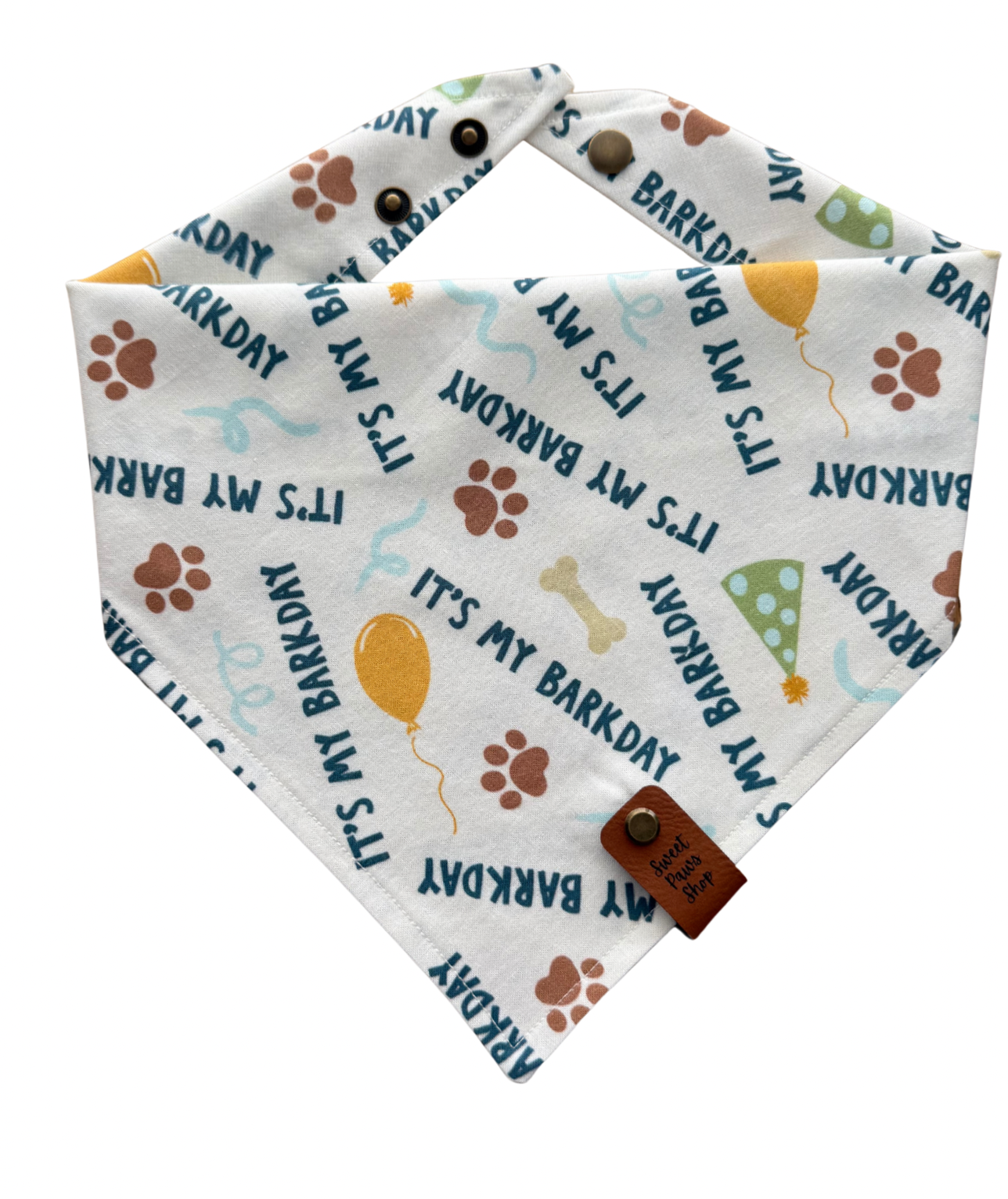 Make A Barkday Wish Dog Bandana