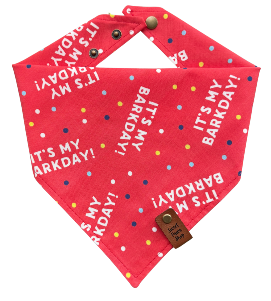 Bark Day Bash Dog Bandana