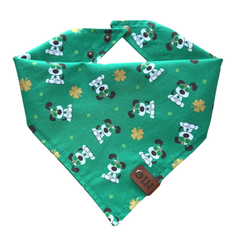St. Pat's Pup Dog Bandana