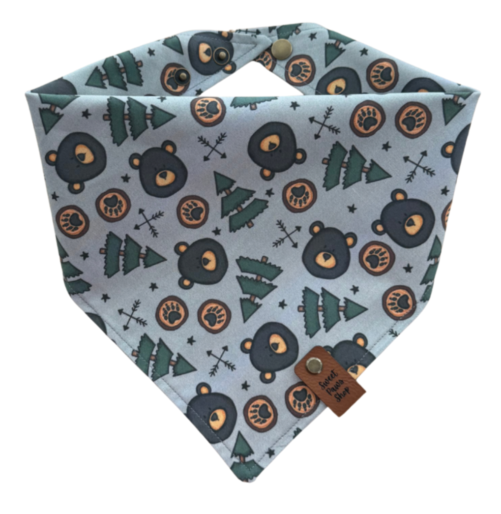 Bear-y Cozy Dog Bandana