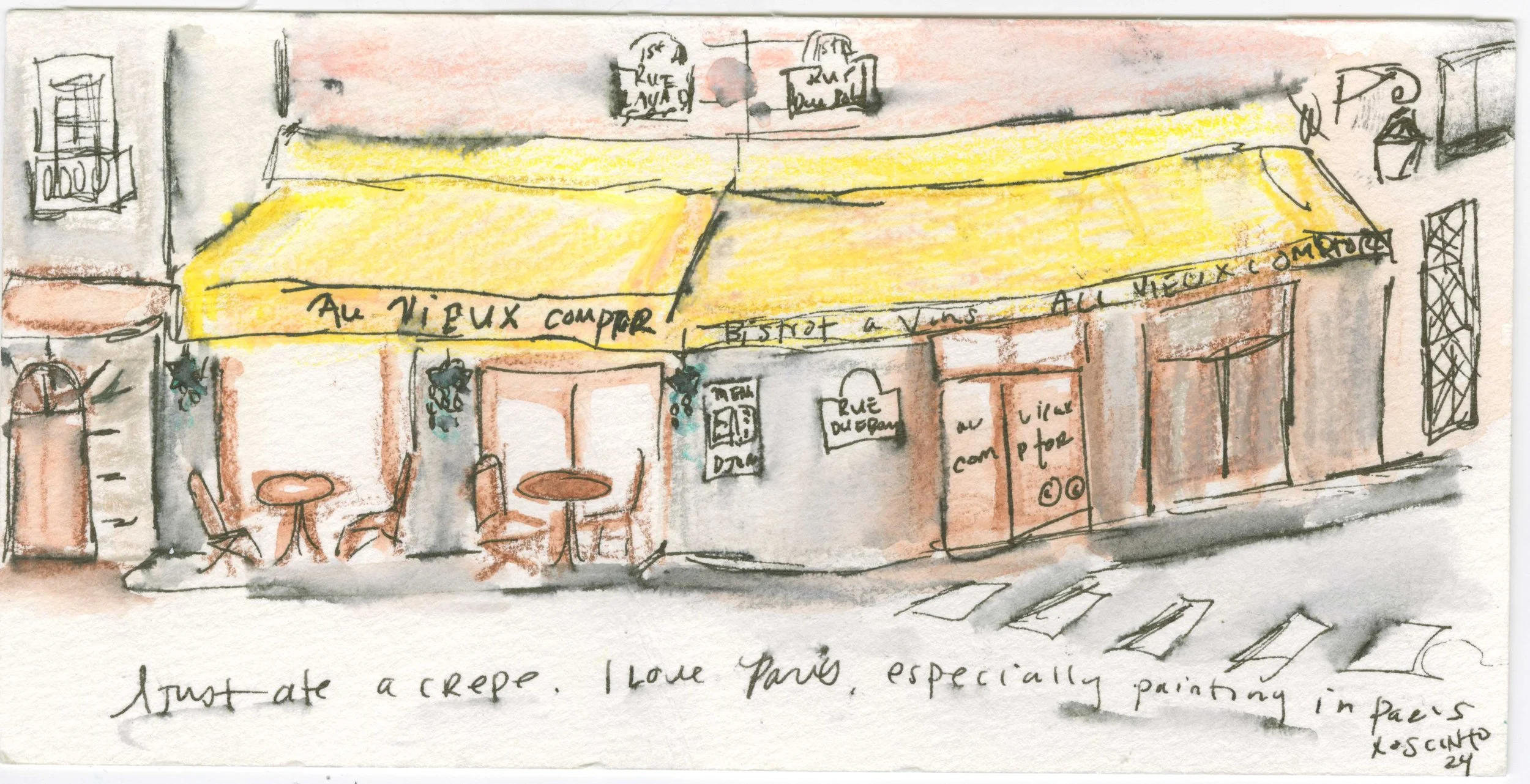 I love Paris, I just ate a crepe, 2024