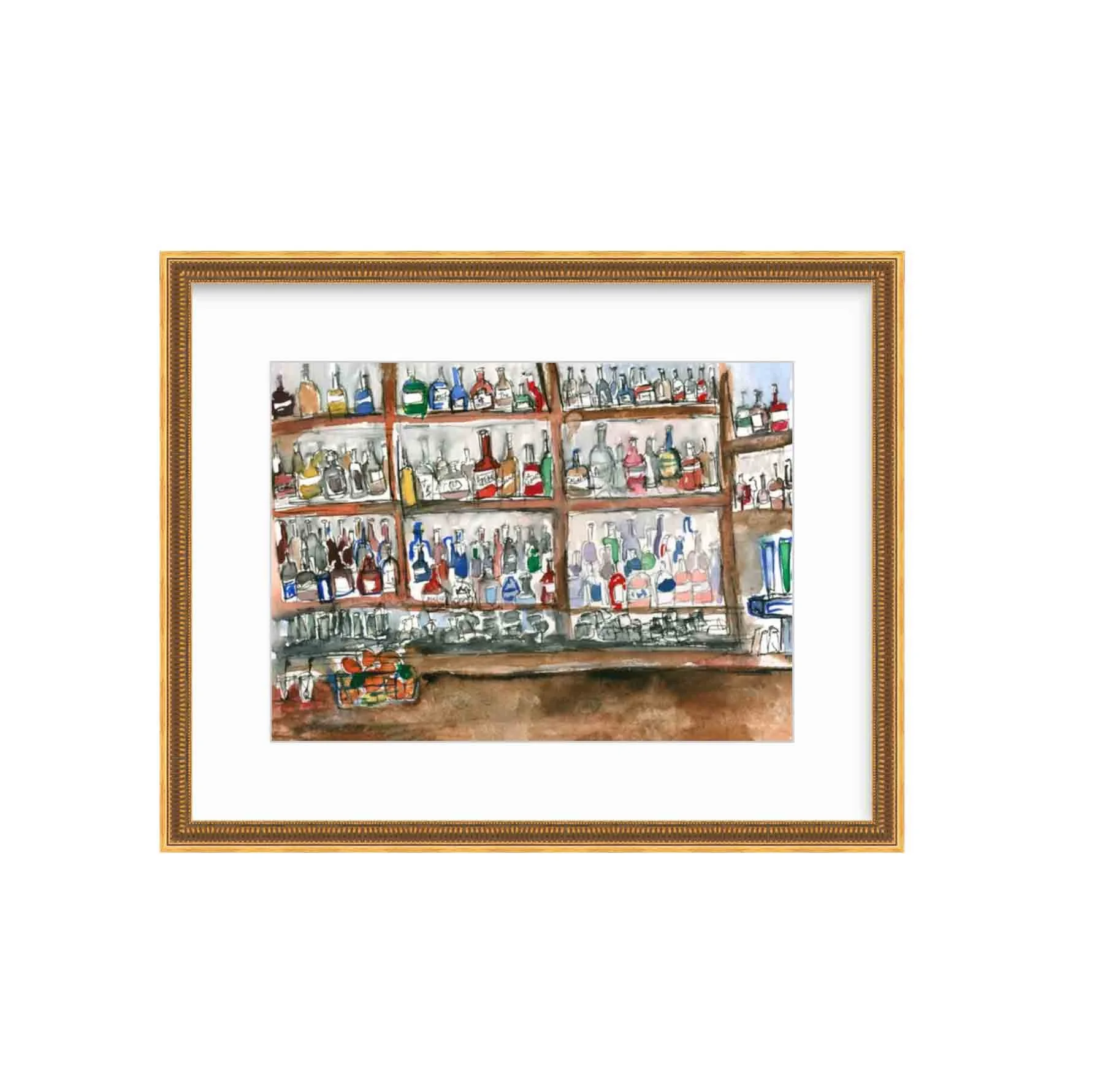 Barrel Proof Bar Sketch