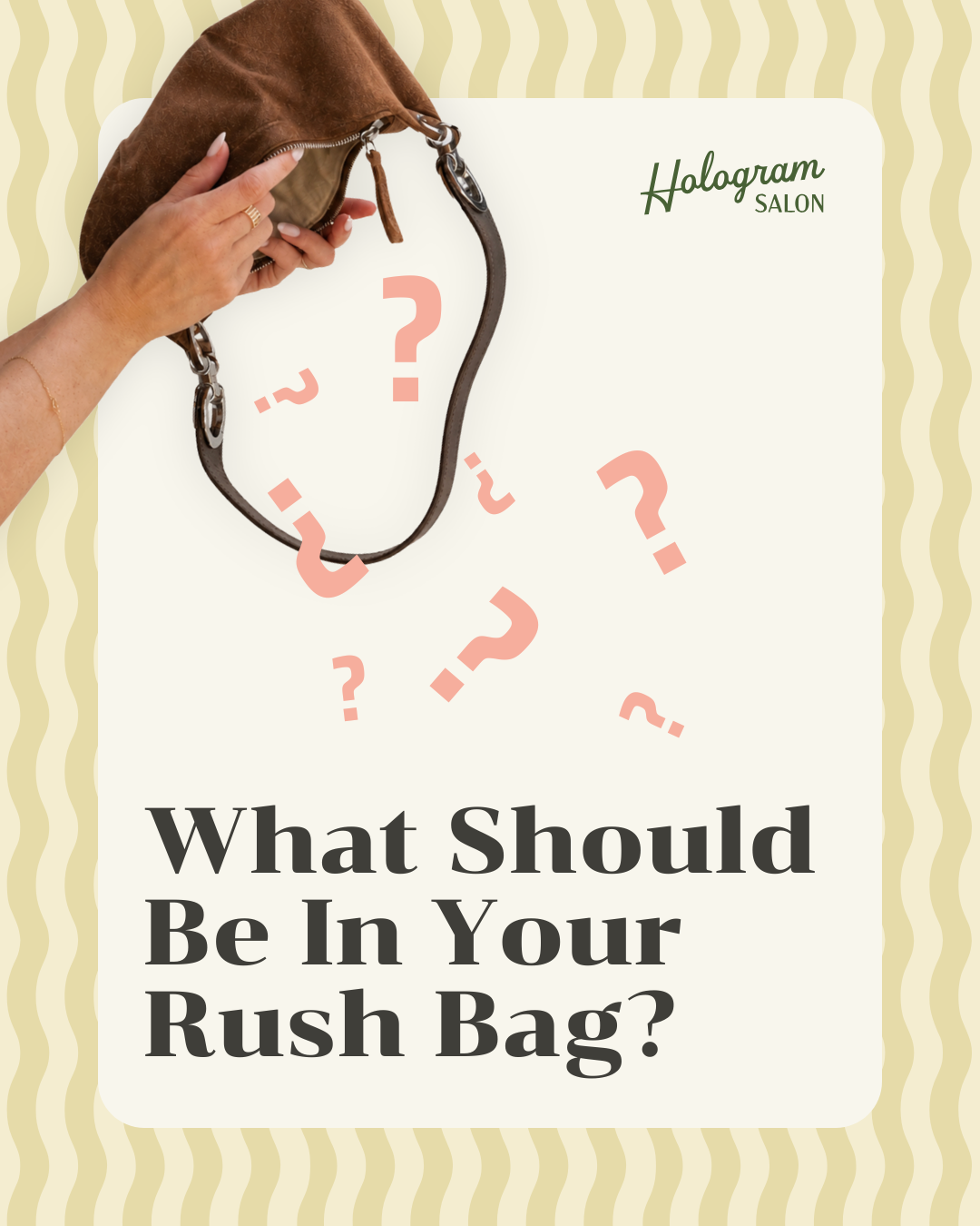 What Should Be In Your Rush Bag?