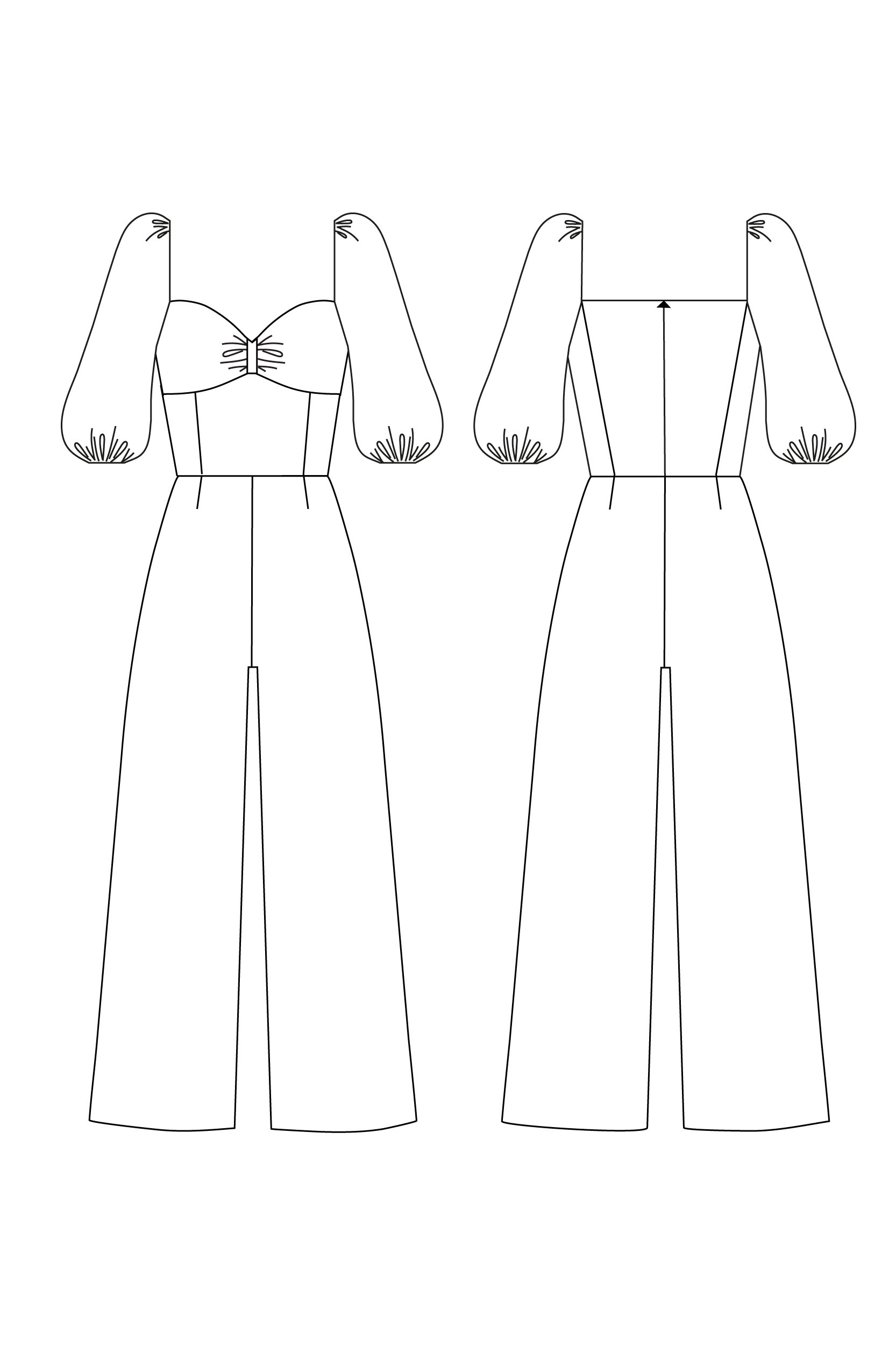 Buy Bodysuits Vectorjumpsuits Vectorfashion Flat Sketch for Online in  India  Etsy