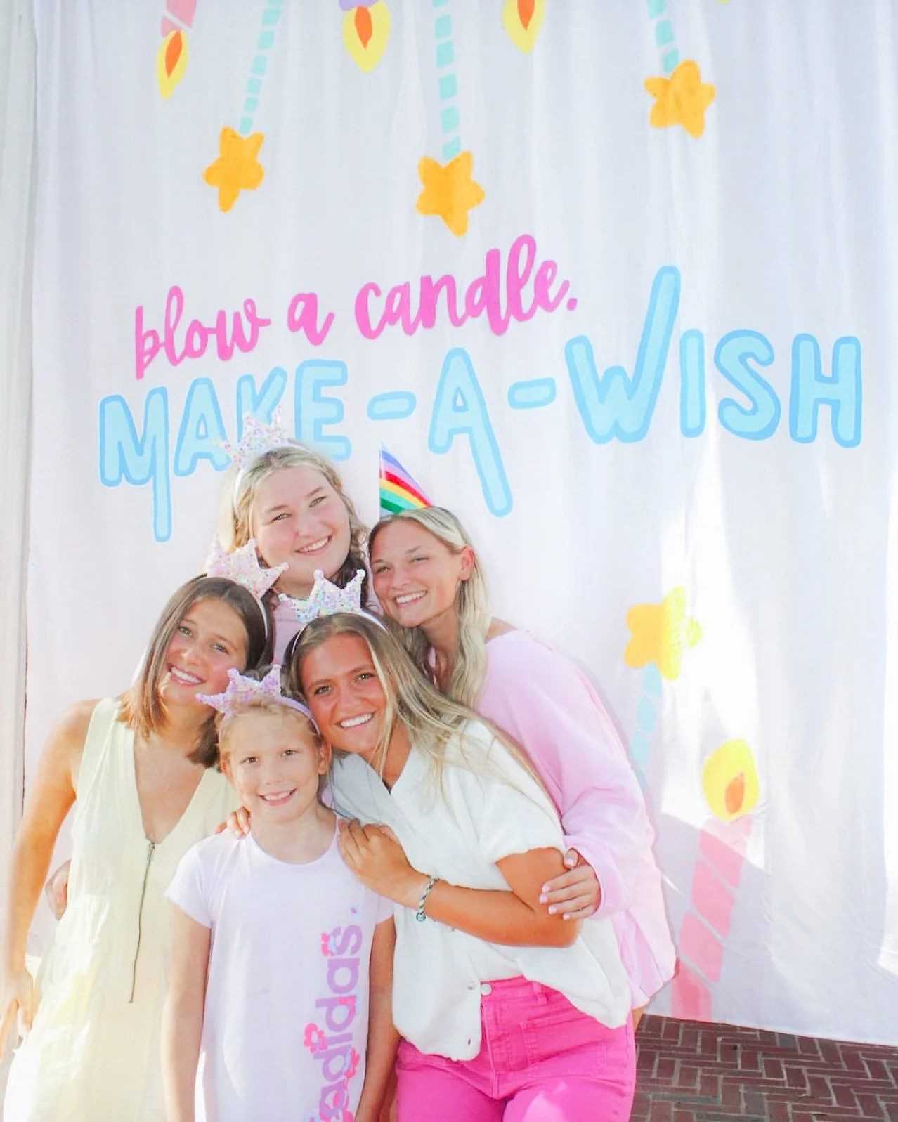 Blow out your candles and Make-A-Wish&reg;! 🎂 With Service to Others being one of our six purposes, there&rsquo;s no greater joy for our Sisters than making dreams come true! 🤍🩵💙