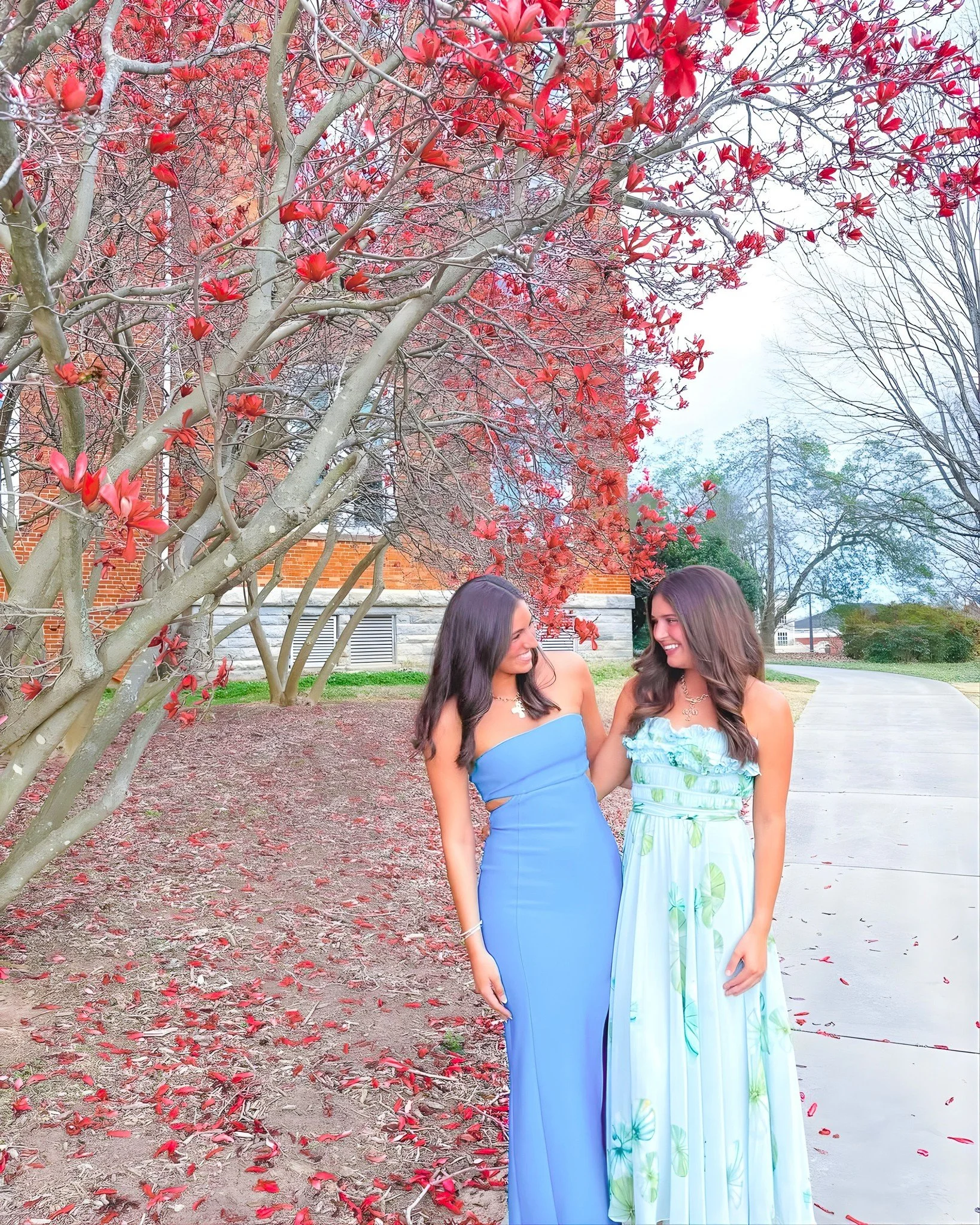 All dressed up for spring formal! 💃🌟 Tag your favorite Sister to dance with!