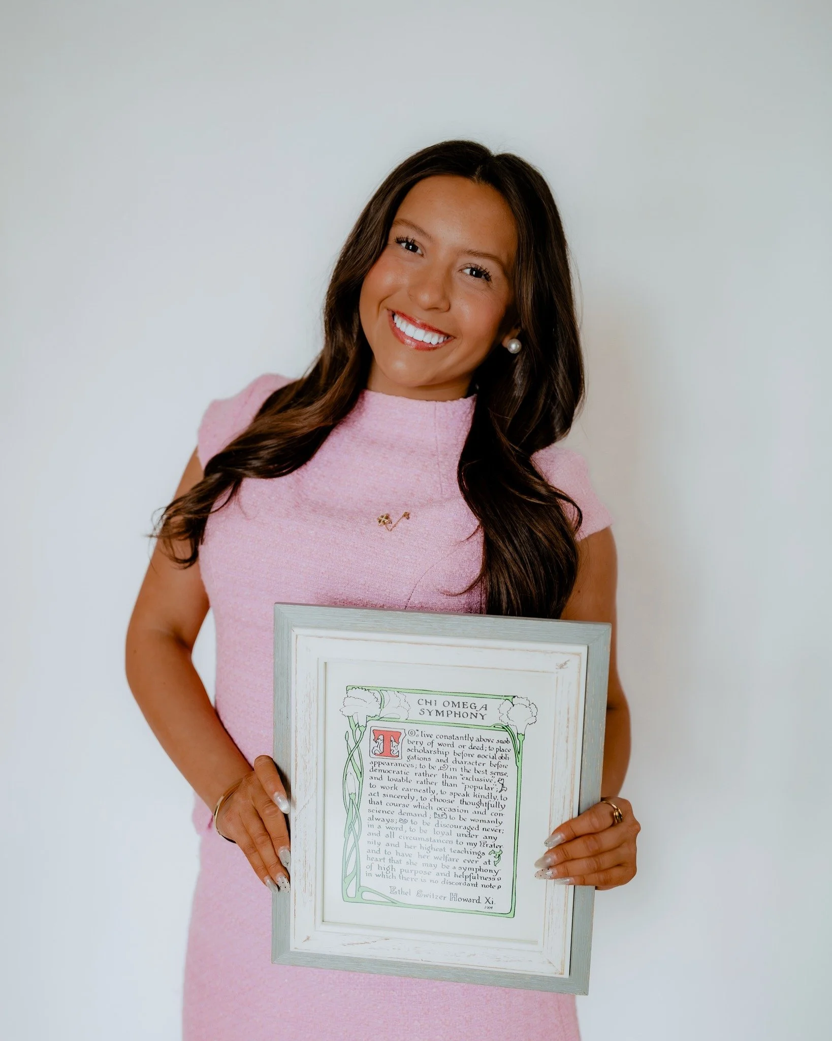 Penned by Xi Chapter Initiate Ethel Switzer Howard in 1904, the Chi Omega Symphony has influenced our Fraternity's values, vision, and legacy for well over a century. Ethel's words inspire our Sisters to be truer friends, dedicated scholars, and thou