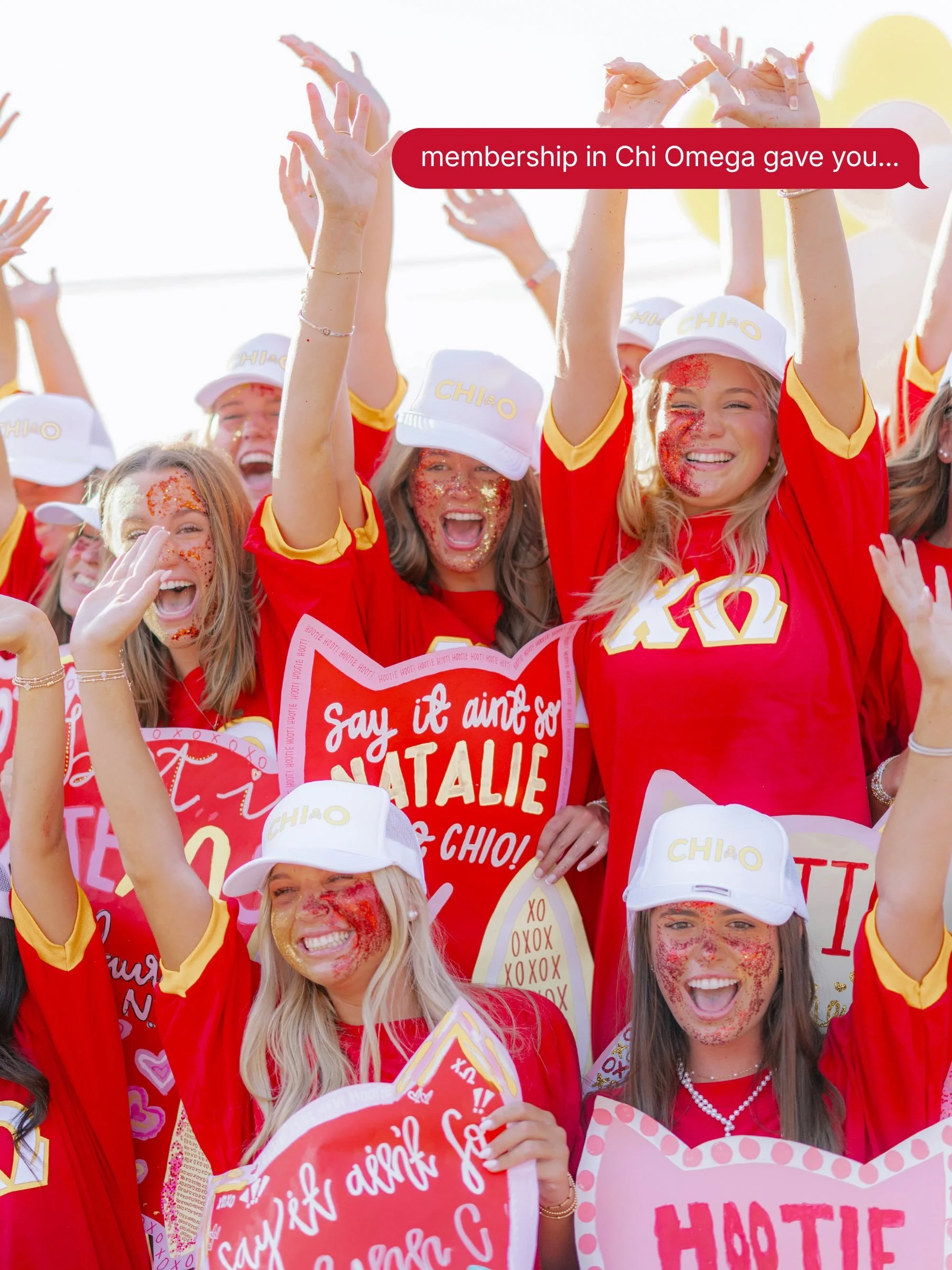 As more and more women join our Sisterhood, we&rsquo;re reminded of the many reasons each of us chose Chi Omega. Maybe you ran home because of Chi Omega&rsquo;s commitment to community service, or the promise of new friendships, or a genuine connecti