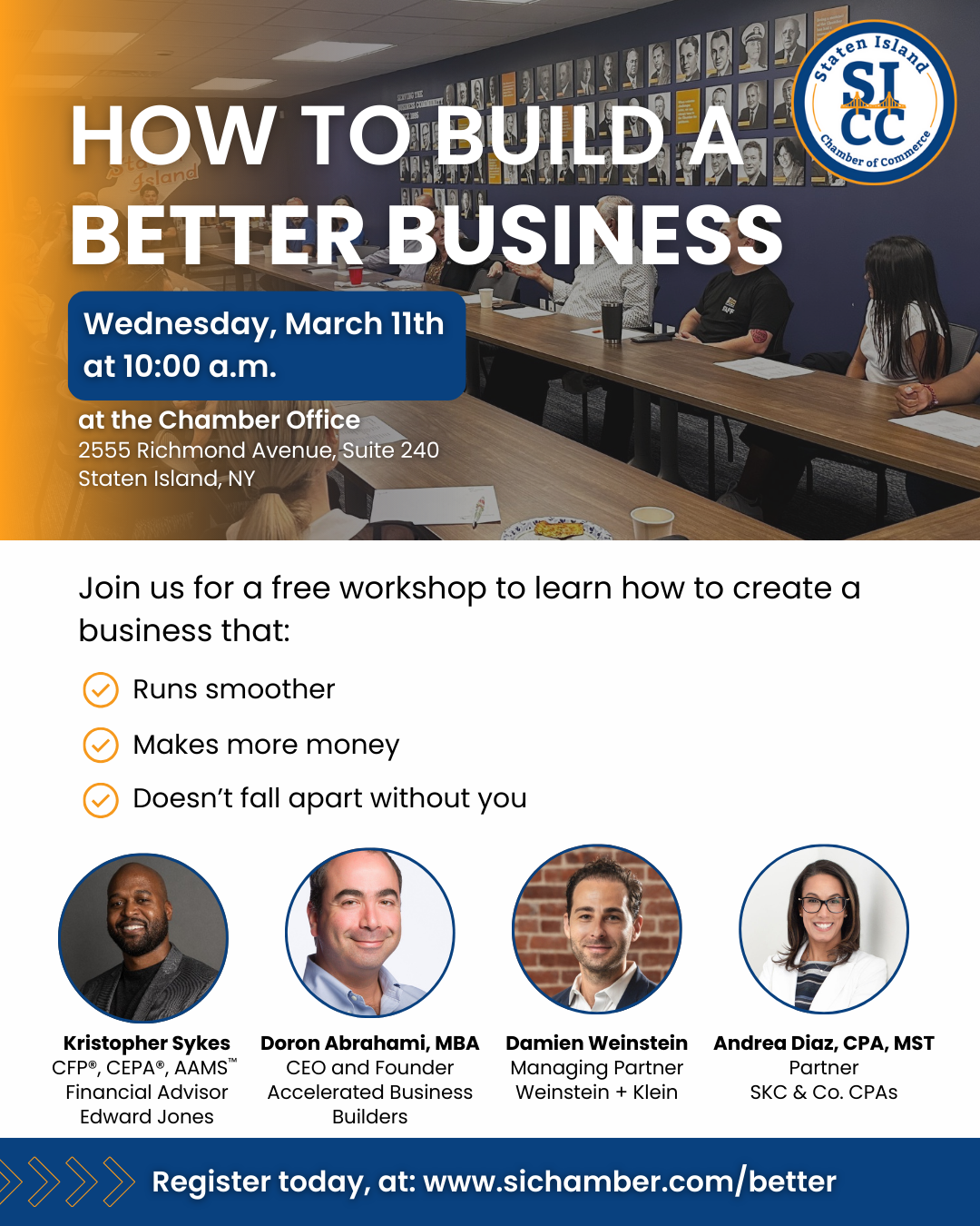 How to Build a Better Business Workshop