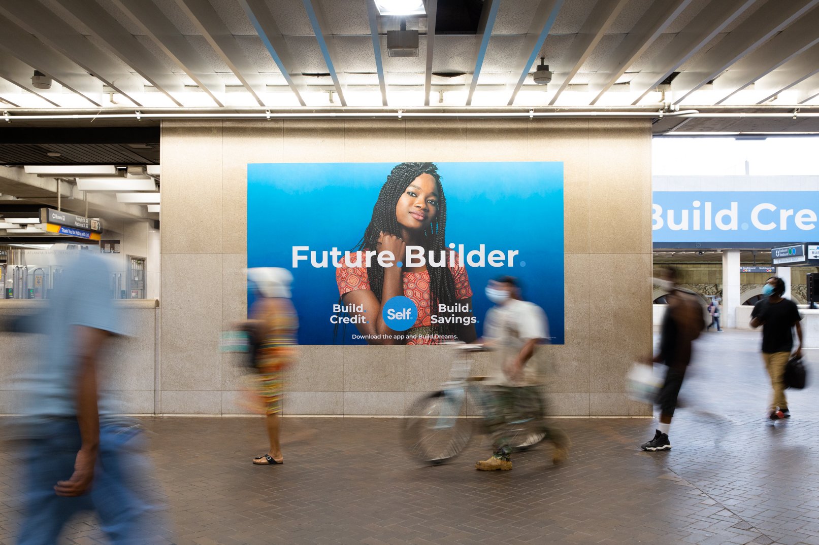 Self Financial Subway Creative Corner. Billboard Advertising.jpeg