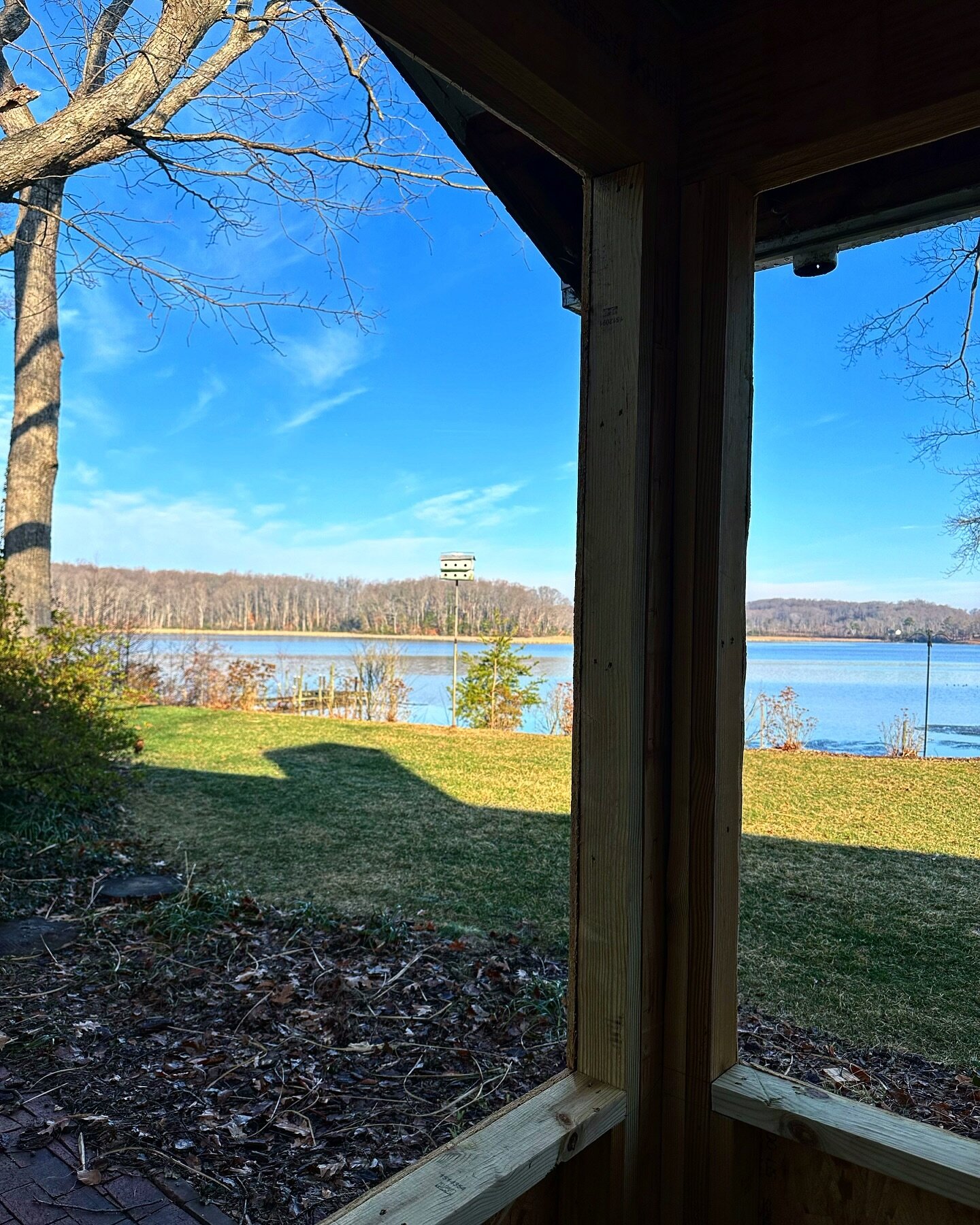 Morning check-in at our Accokeek Creek renovation.  #customhomes #renovations