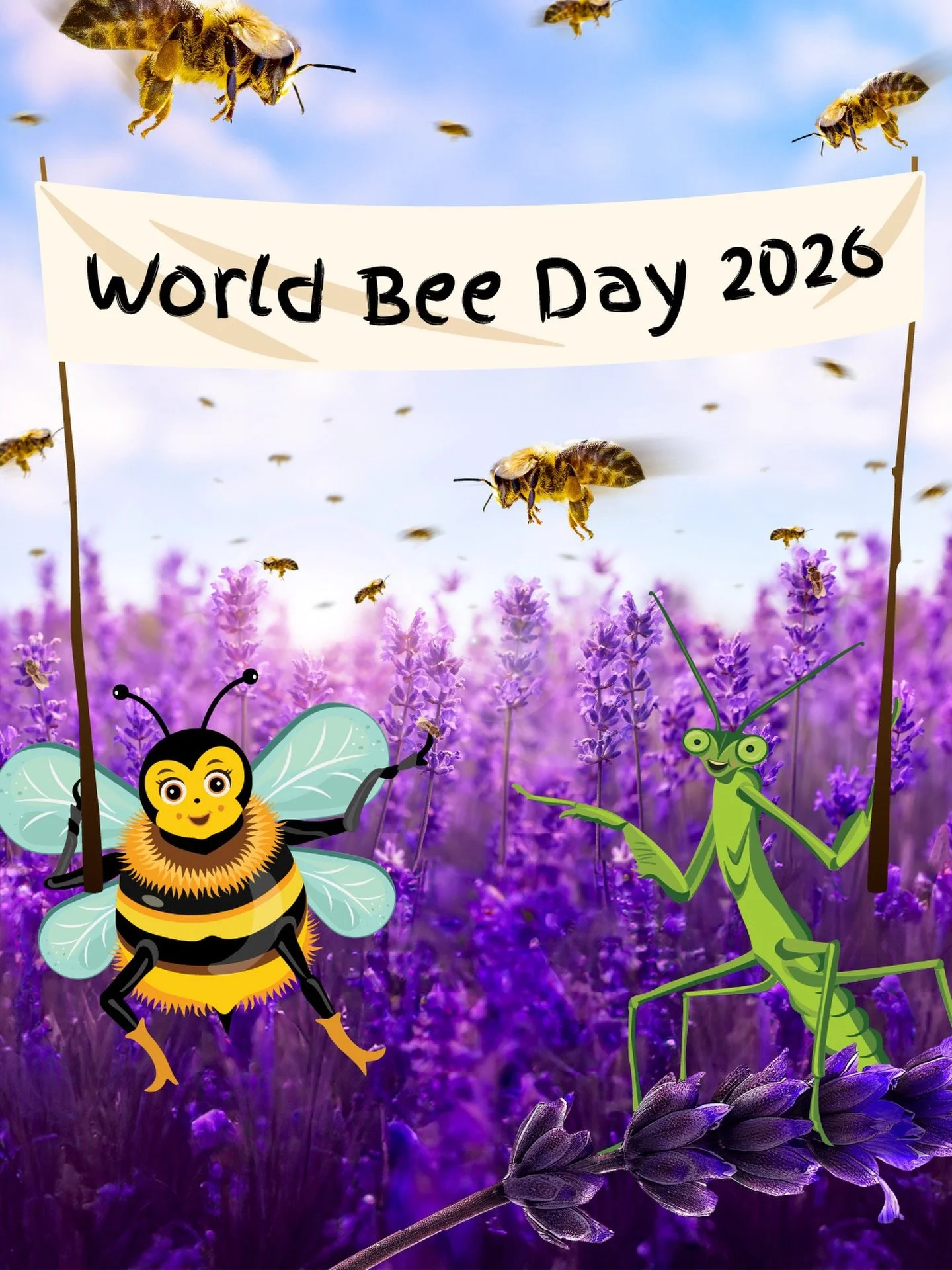 Pollinator month may be coming up, but today&rsquo;s all about the bees. I&rsquo;m celebrating World Bee Day with my friend Polly and basking in the busyness of all my Anthophila buddies. 

#DidYouKnow that, according to @usdagov, one out of every th