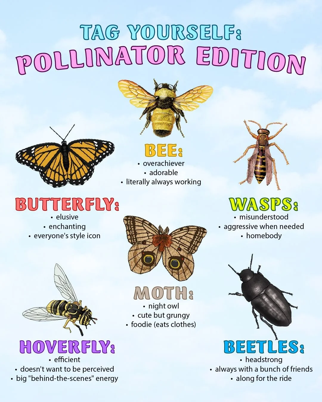 It's National Pollinator Month, and there might be more pollinators out there than you think. Bats, hummingbirds, and even some mosquitoes are part of the pollination crew. I'm going to be celebrating our pollinators all month long with some exciting