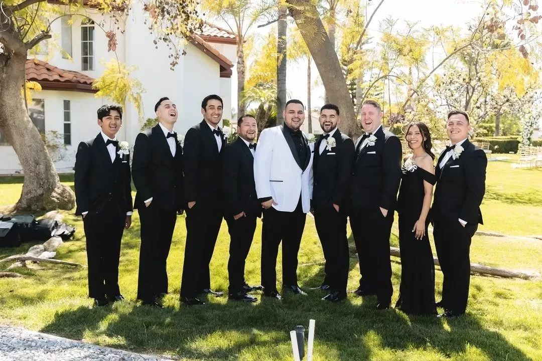 Hector and the boys
@desireebreann_ @hectordelizalde
.
.
Planner &amp; Decor: @chapalasparty
DJ: @monarch_event_services
Hair: @makeup_by.lorena_
Makeup: @beautyxsami, @madisonvailmakeup
Cake: @beverlysbakery
Dress: @bridalelegancestudio
Bridesmaids 