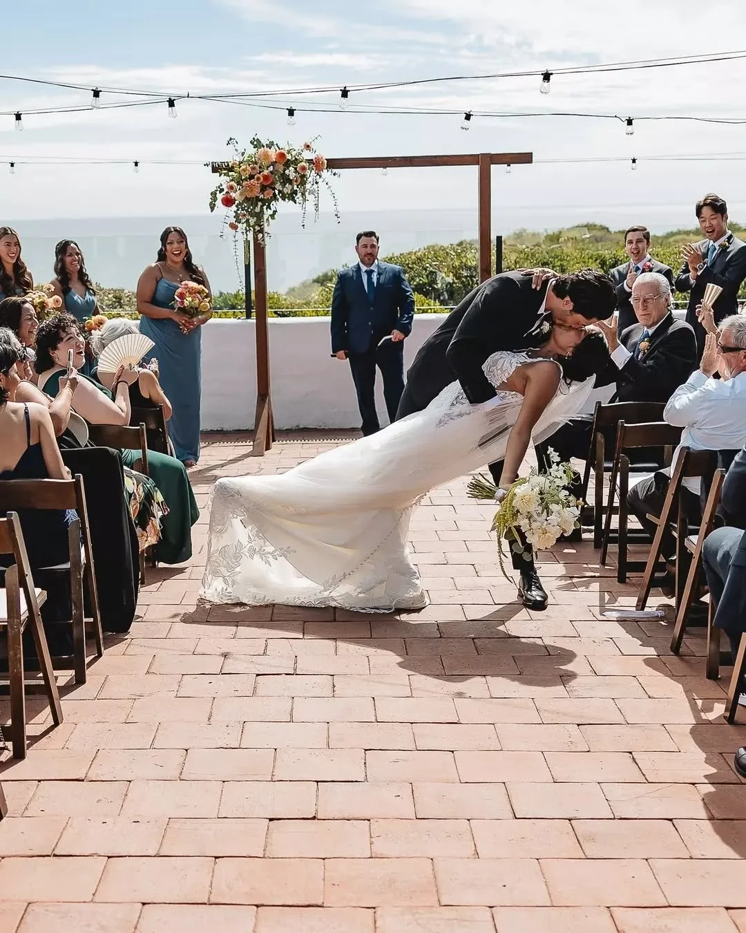 Sealed with a kiss
@_jadetaibi
.
.
.
Venue: @schistoriccottage 
Wedding Planner: @miya_kay_events 
Day of Coordination: @lexi_cc_collective
Photo/Video: @shorelineweddings
Florist: @collectedwithlove 
DJ/Entertainment: @dj.alert 
Hair: @kendallopez 
