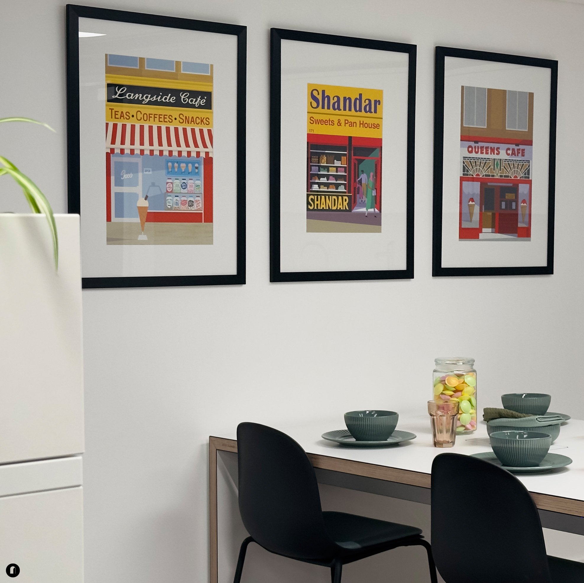 🎨 Arch Interiors took on the challenge of dressing the newly refurbished office spaces at West George Street in Glasgow 🎨

We had the pleasure of featuring various artworks by talented local artists, including those captured in the photo, art by @k