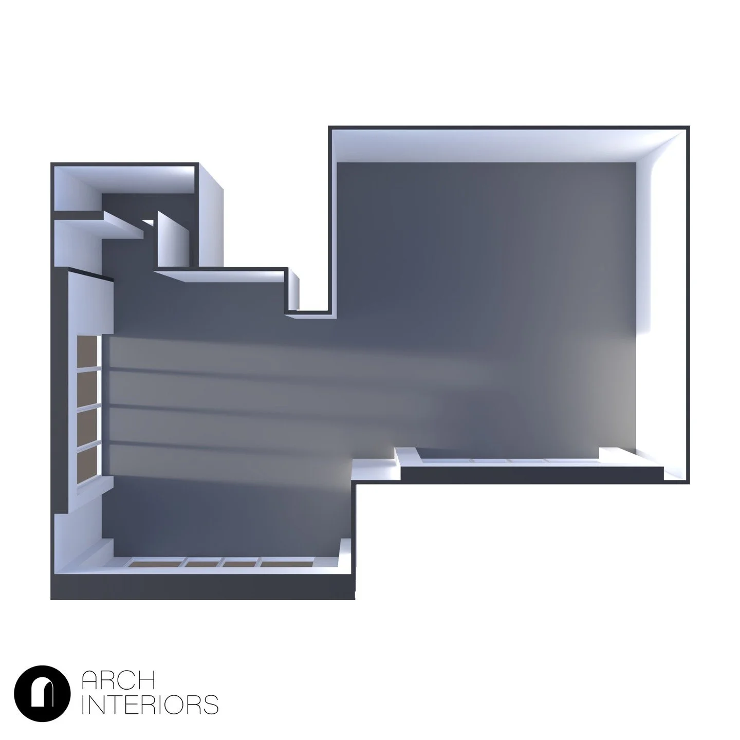 Stripped back to form and flow.

An empty 3D floor plan allows the space to breathe before layers are added, testing proportion, movement, and balance.

A quiet but essential stage of the design process.

#commercialinteriors
#cafedesign
#Hospitality