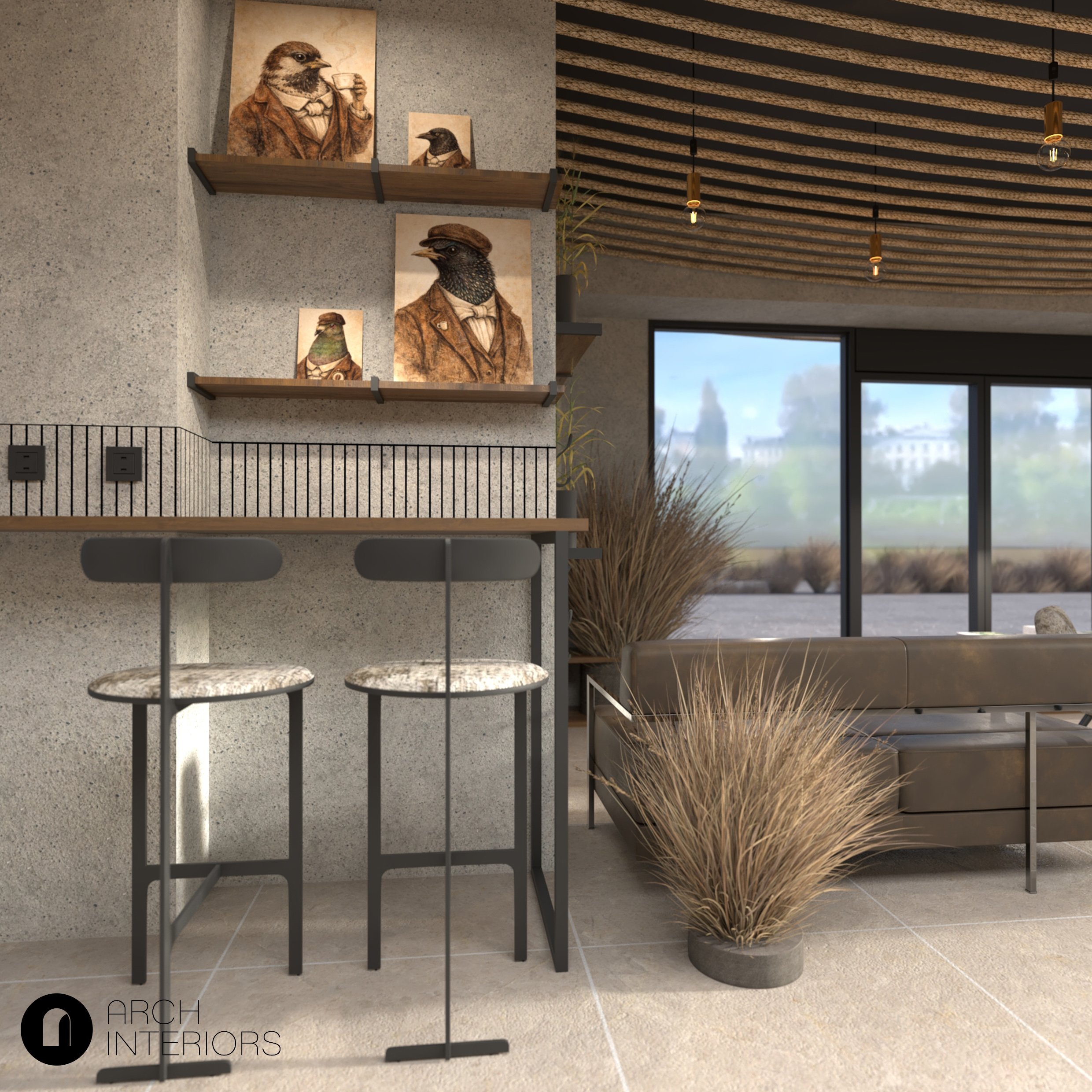 Sip &amp; Stream

A cafe designed to feel warm, relaxed and a little different.

For Sip &amp; Stream, we created a contemporary interior built around natural textures, warm timber tones and soft earthy finishes. From the bespoke counter and feature 