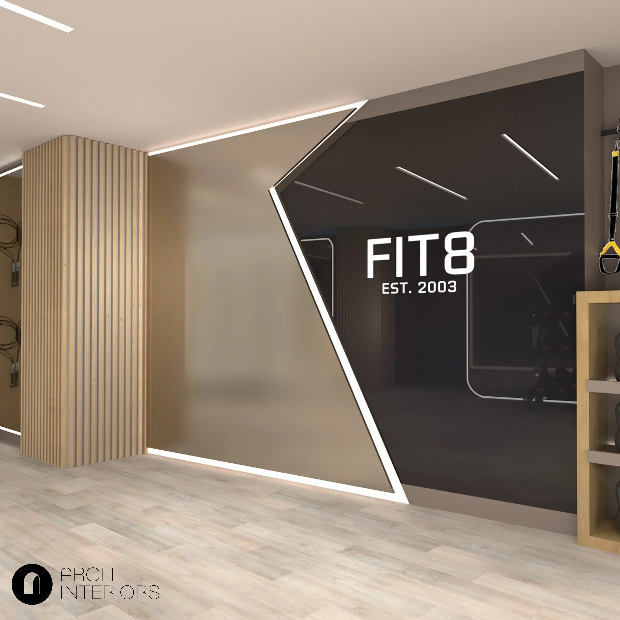 Custom made feature wall design