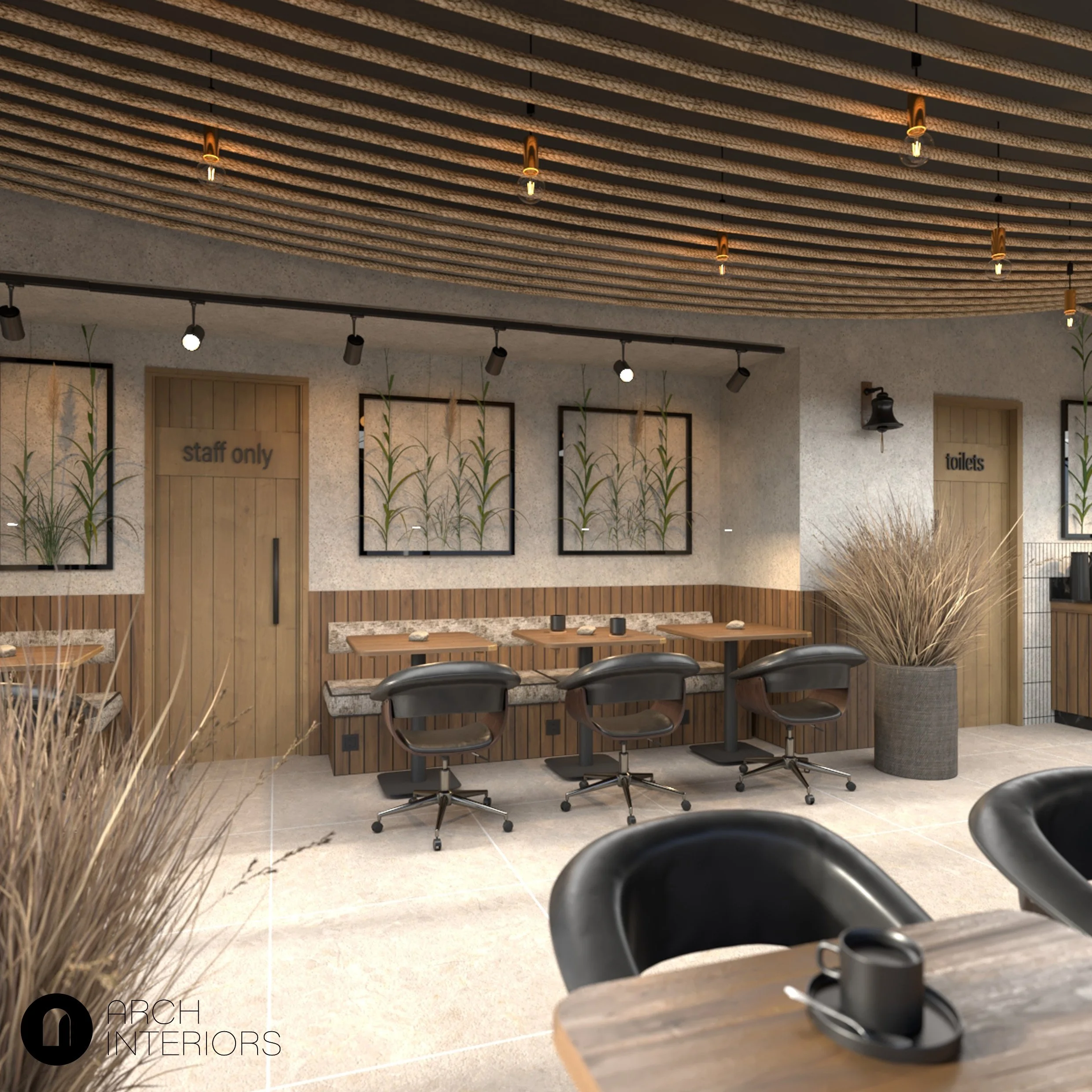 Cafe interior design bespoke