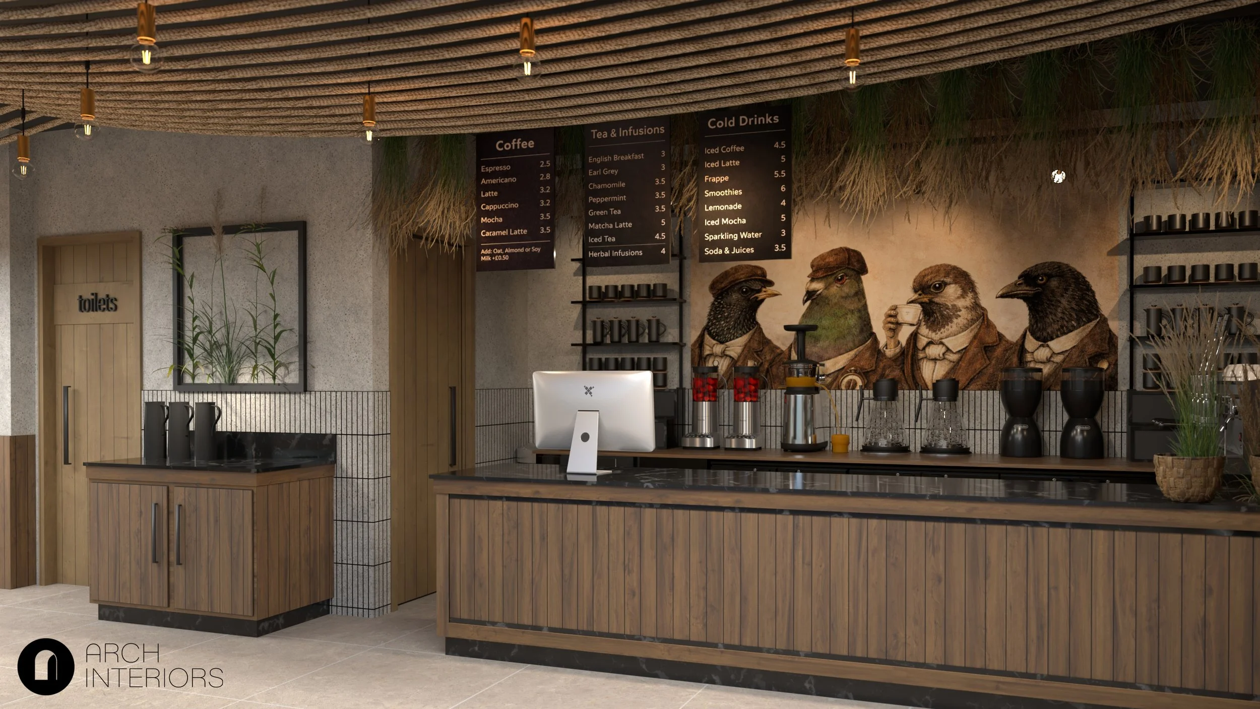 Bespoke Cafe Counter Design