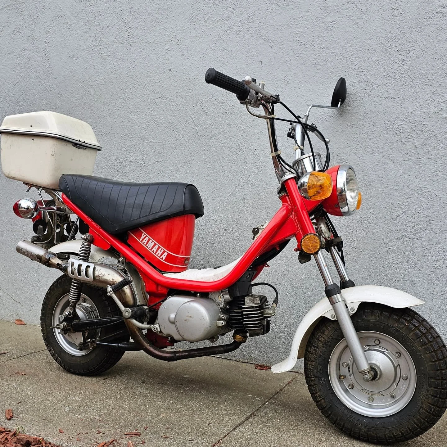 1978 Yamaha Chappy

Not for sale

Polini kit
Phbg carburetor
Gianelli exhaust
 
Message for more details!

#yamaha #chappy #moped #mopedarmy #brap #twostroke #nomadmopeds #pedal #dellorto #sacramento #california #polini #gianelli