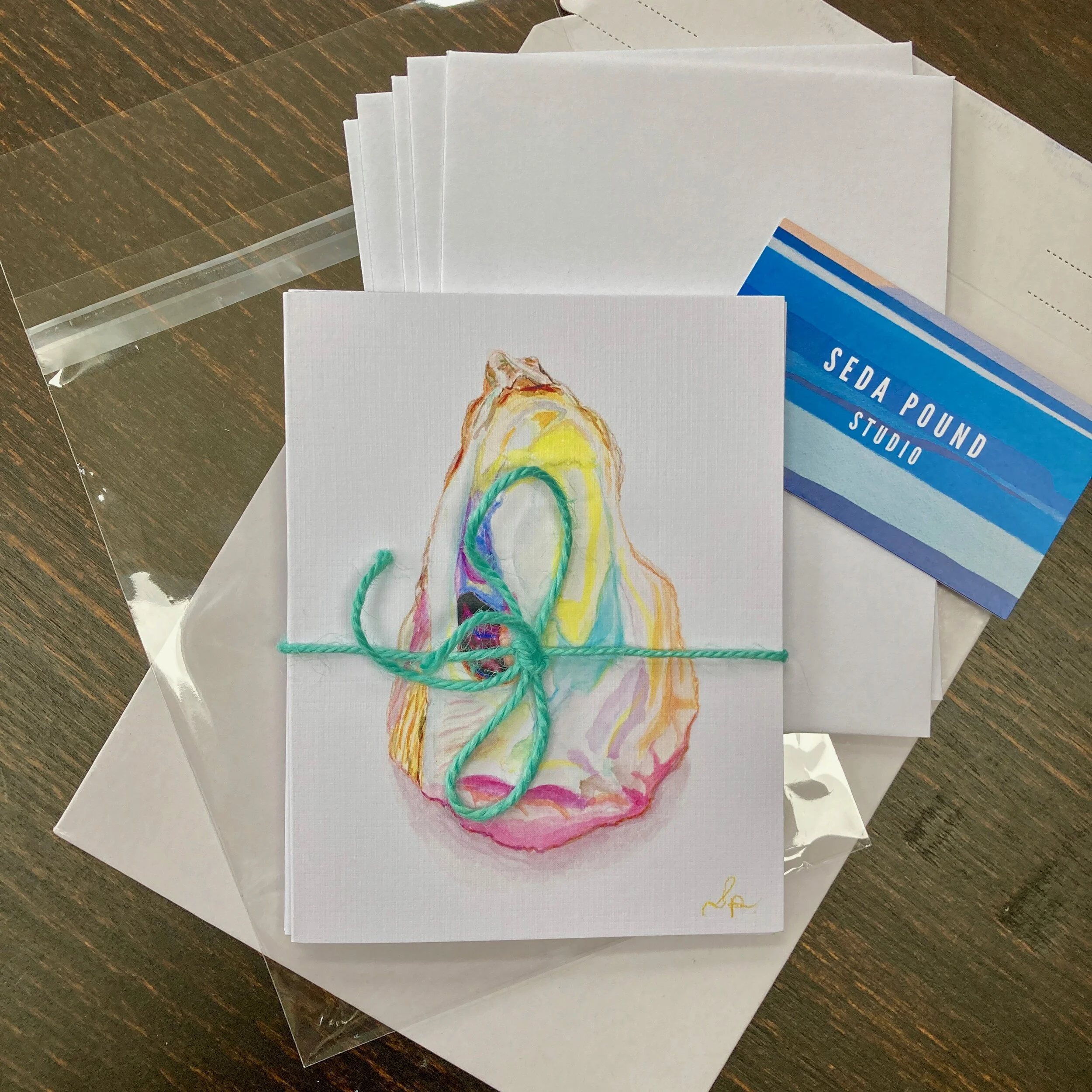 Oyster Colors Note Cards Set #1 — Seda Pound