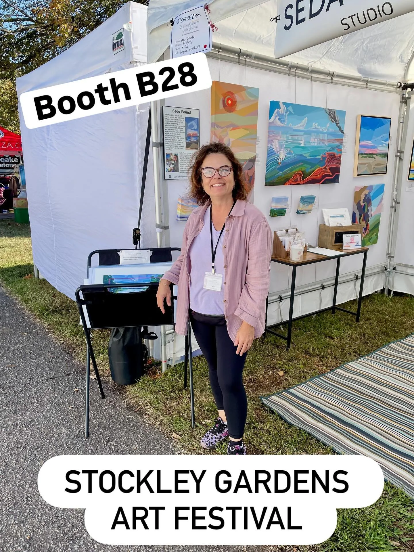 Another beautiful day at Stockley Gardens Arts Festival in Norfolk! Come enjoy the art and music. I&rsquo;m in booth B28 and l&rsquo;ll be here until 5pm.

#stockleygardensartfestival 
#hopehousefoundation
#environmentalart  #localart #localartist #v