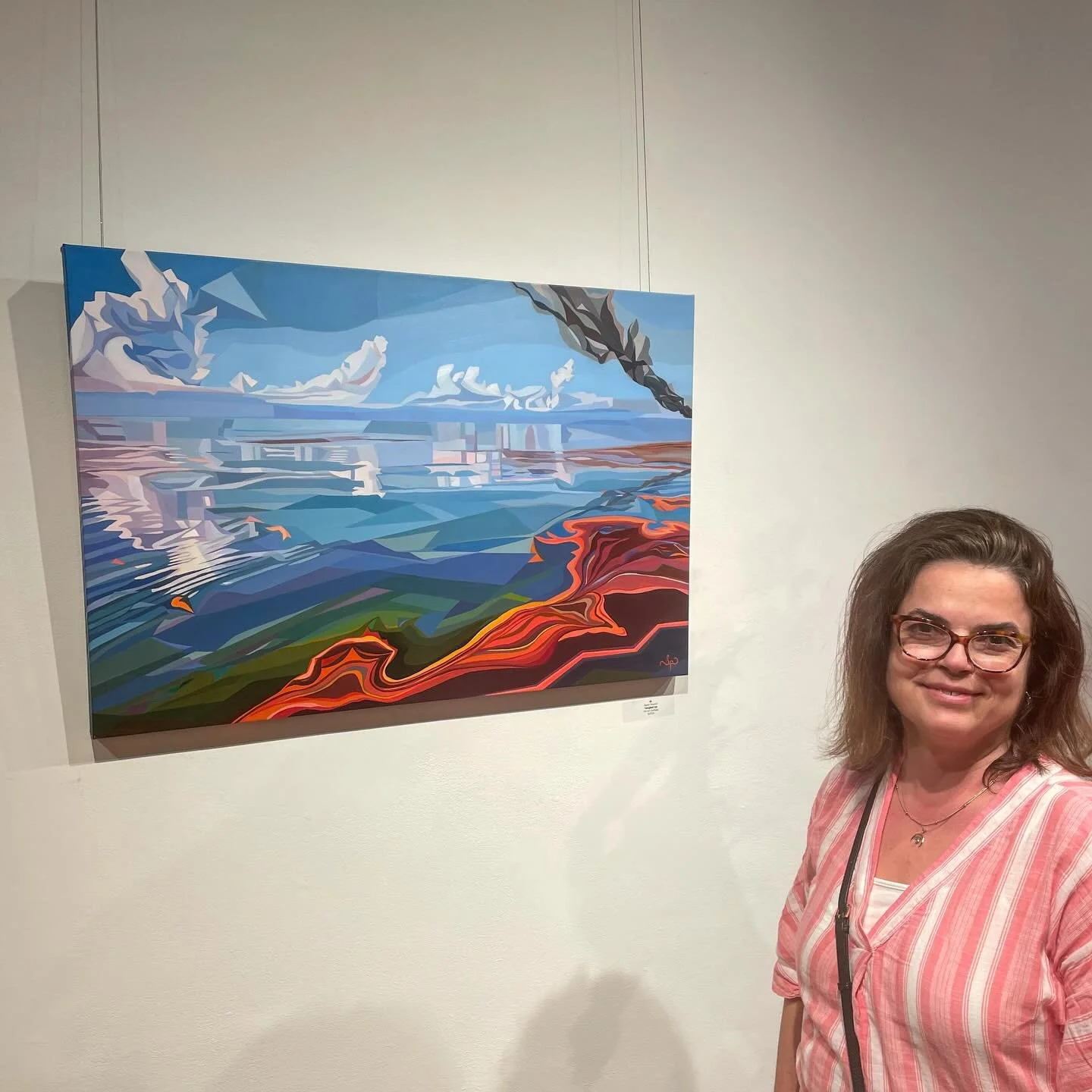 This was a fun exhibition opening last Friday!! Mid-Atlantic Juried Show 2026 at McGuffey Art Center is featuring artists from Maryland, North Carolina, Virginia, Washington DC, and West Virginia. I&rsquo;m so proud that &ldquo;Tangled Up&rdquo; is o