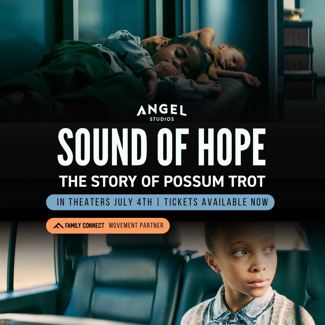 The fight for kids begins July 4! 💛 TICKETS ARE AVAILABLE TODAY! We have enthusiastically partnered with Angel Studios to promote this inspired and powerful true story, Sound of Hope: The Story of Possum Trot, which follows Donna and Reverend Martin