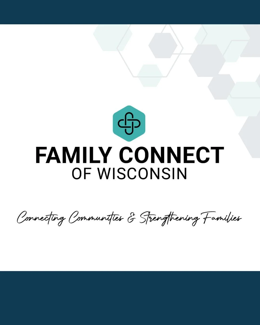 New logo, same heart for children and families.

The hexagon = an essential six-point partnership between families, churches, agencies, community, businesses + us! Each point is a vital part of the whole, reminding us that none of us are meant to ser