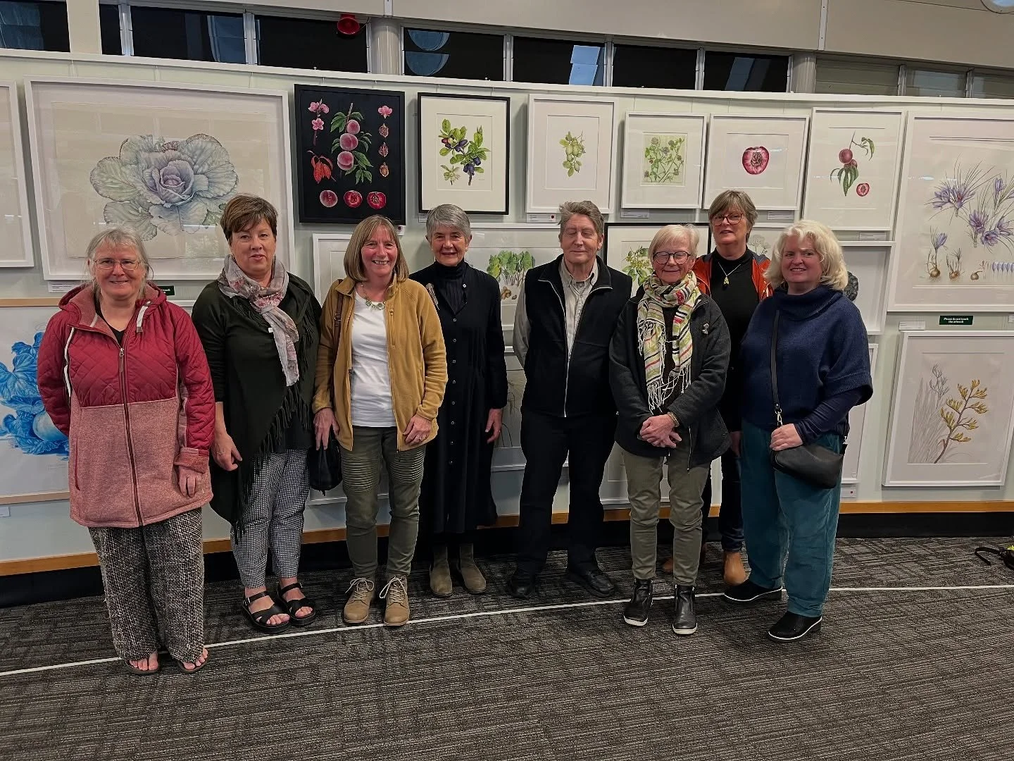 What a great evening, celebrating the opening of &lsquo;Our Plants:Past, Present and Future&rsquo; with artists and BASNZ members! The exhibition is part of the Botanical Art World 2025 and after its stay in Wellington will travel to Ashburton! 

L-R