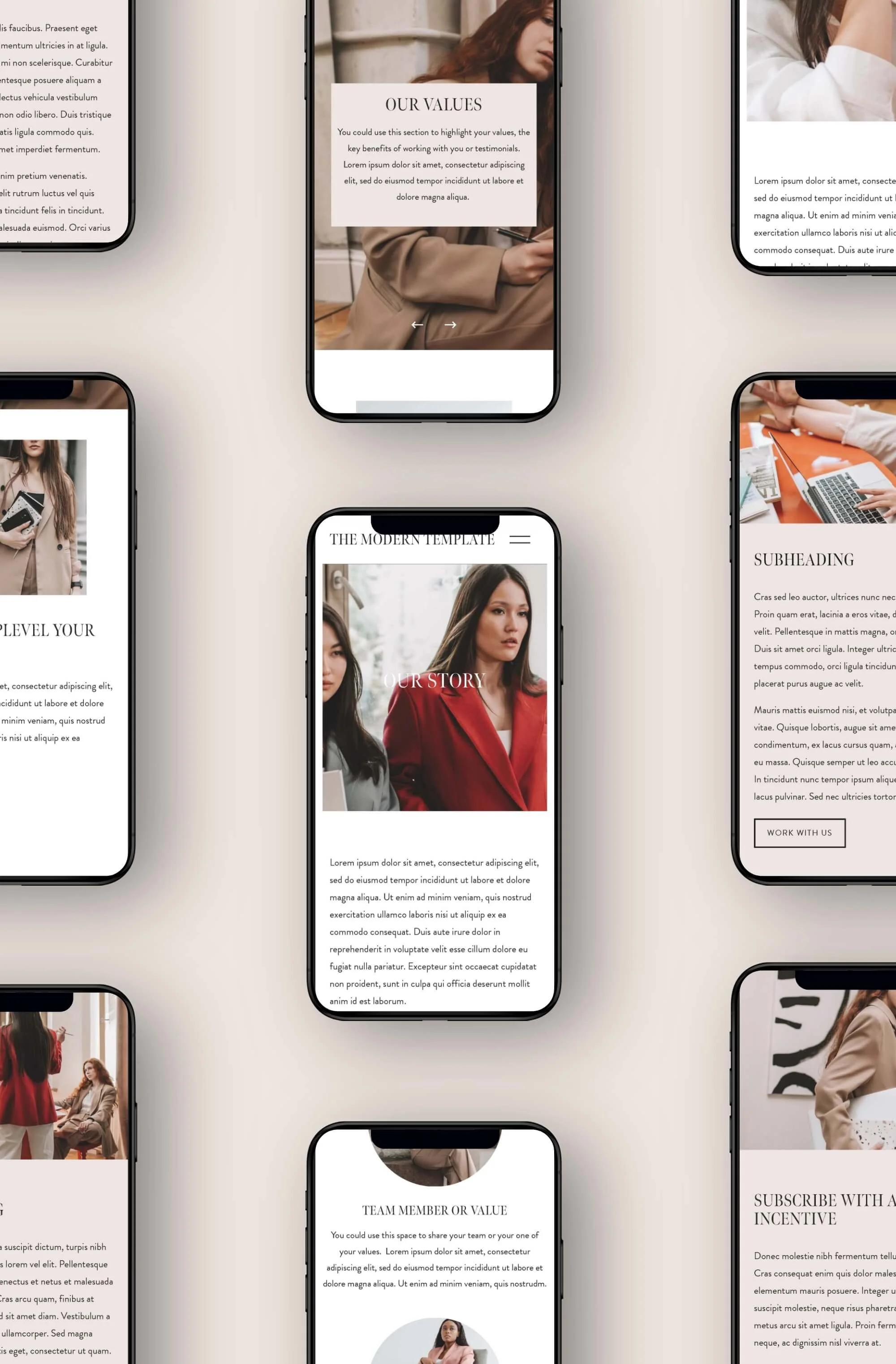 Premium Squarespace Templates Finding Design