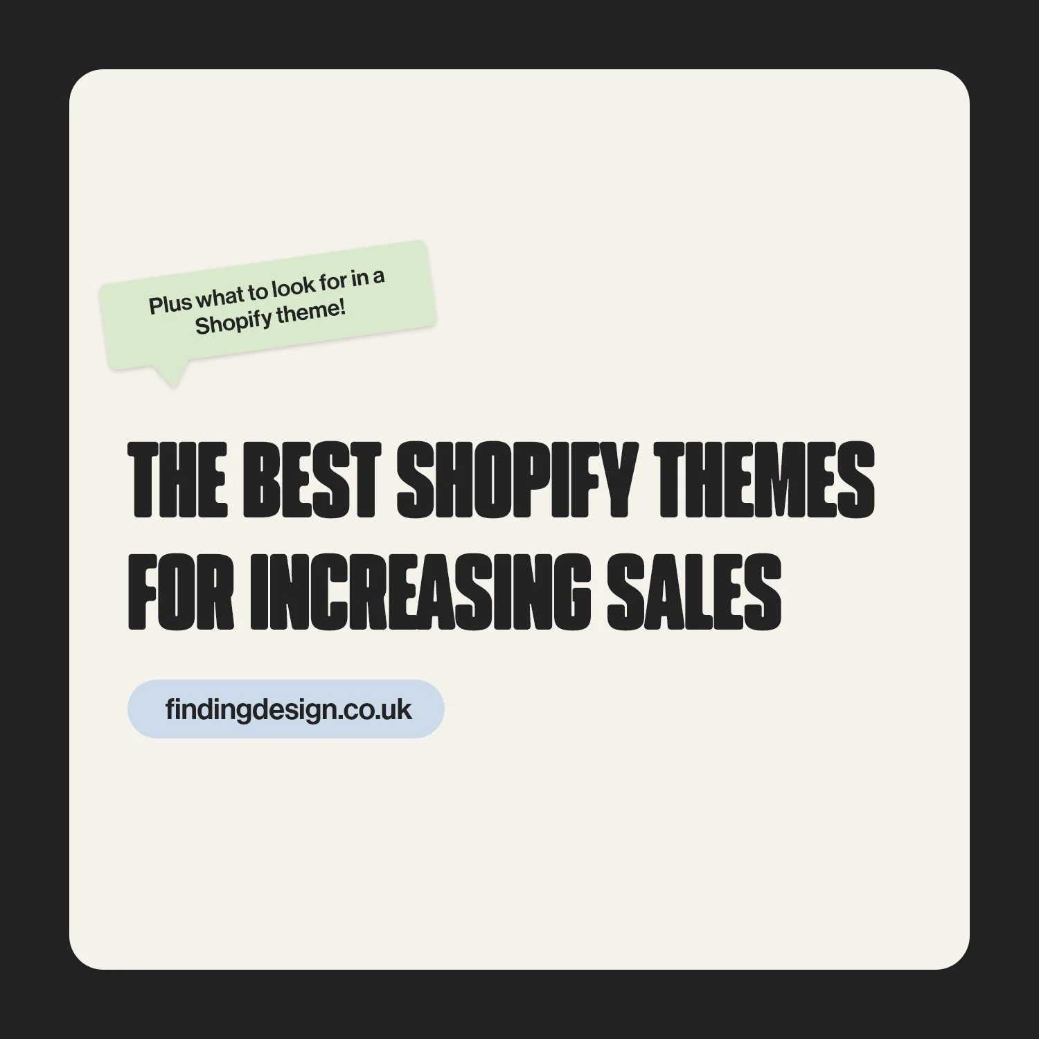 The best Shopify themes for increasing sales