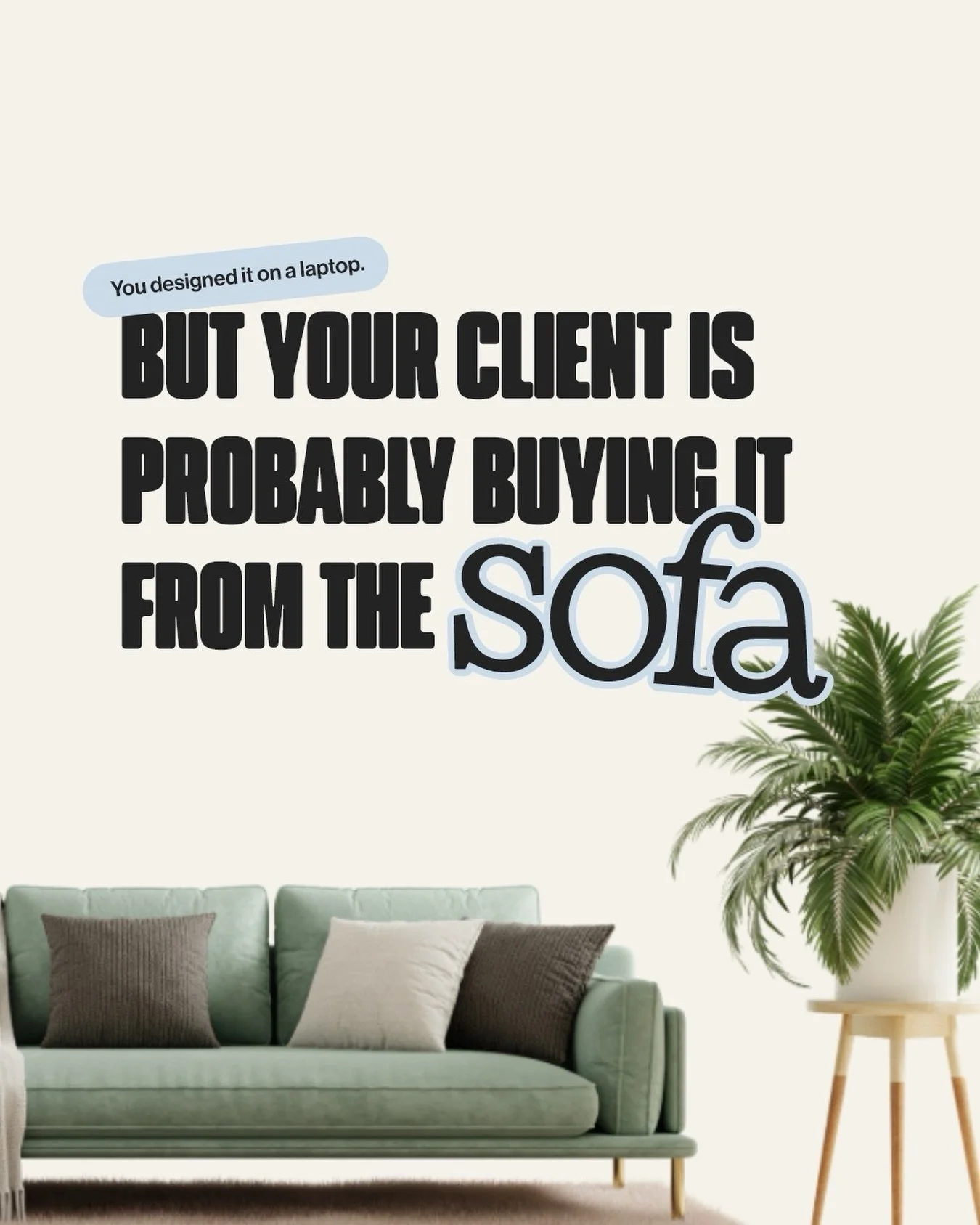 You designed your website on a laptop&hellip; but your client is probably buying from the sofa while scrolling on their phone.

And what looks great on a big screen doesn&rsquo;t always translate to a phone. 

Text can overlap and become unreadable, 