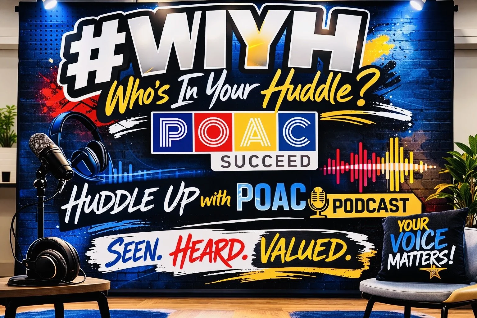 Behind the Mic: Building the First Episode of Who’s In Your Huddle