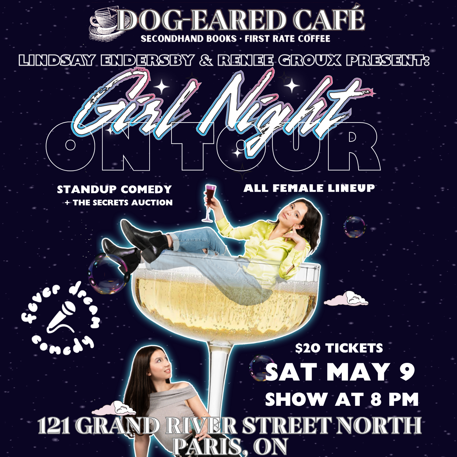 Girl night stand up comedy!