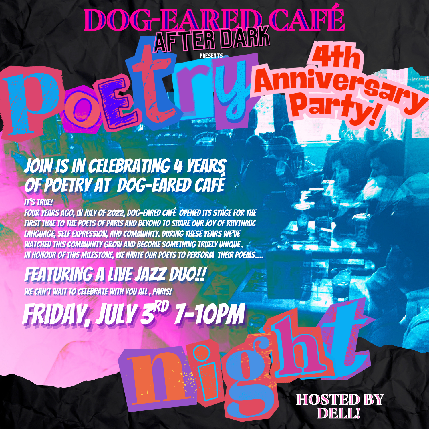 Poetry Night! 4th anniversary!
