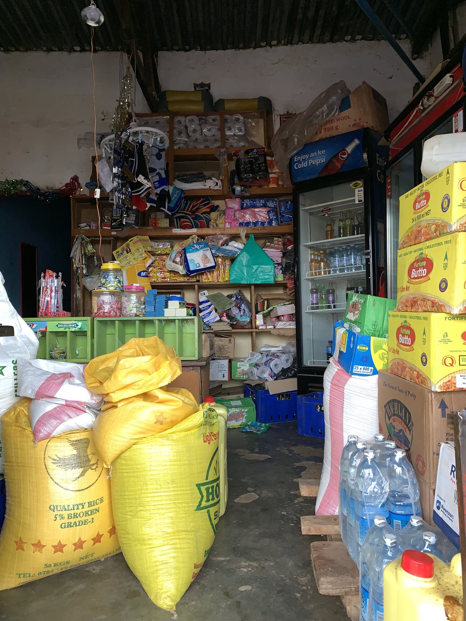 Fatuma’s shop in Namasale town.