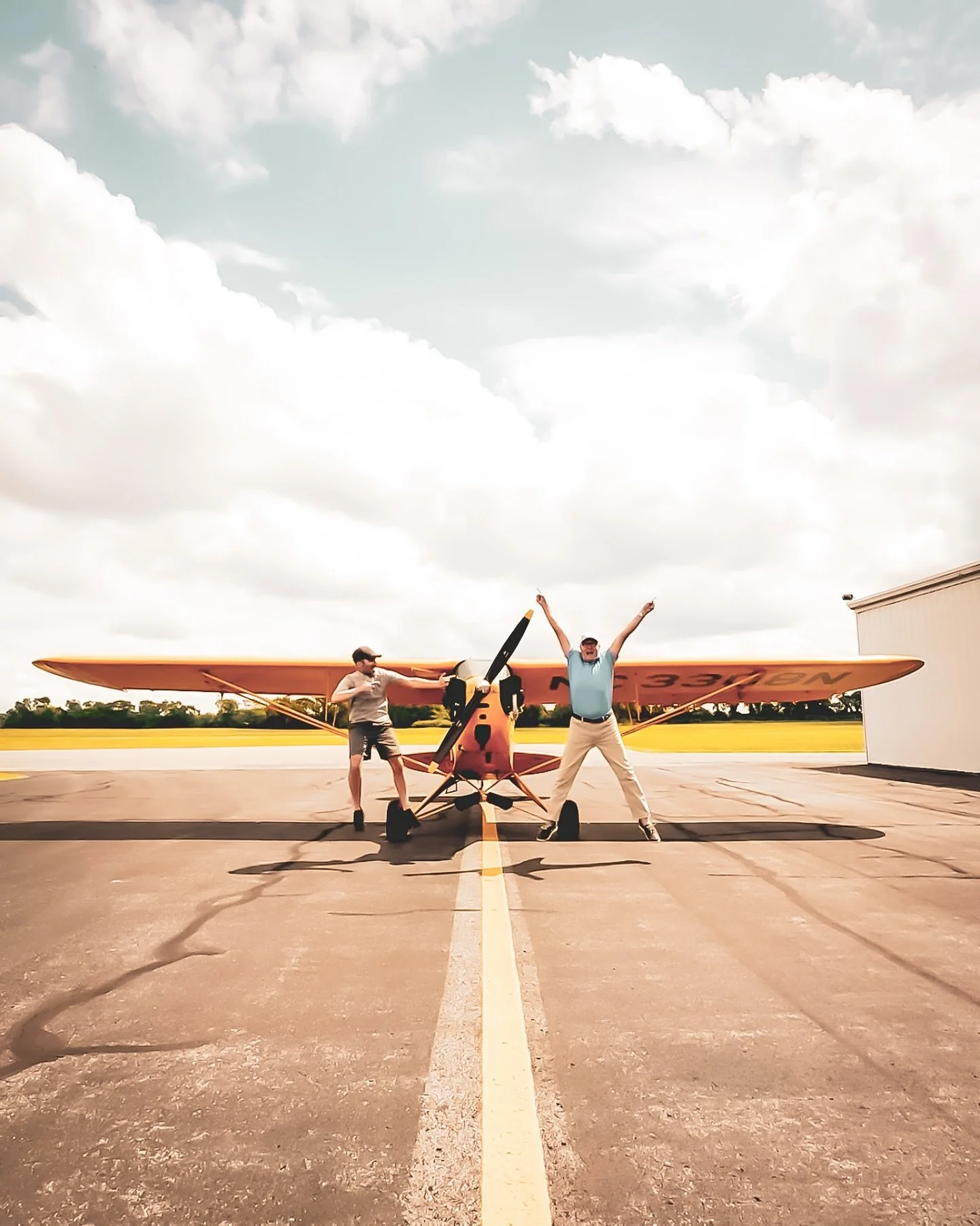 Another Cub convert made. Thanks for flying with us Kelly!