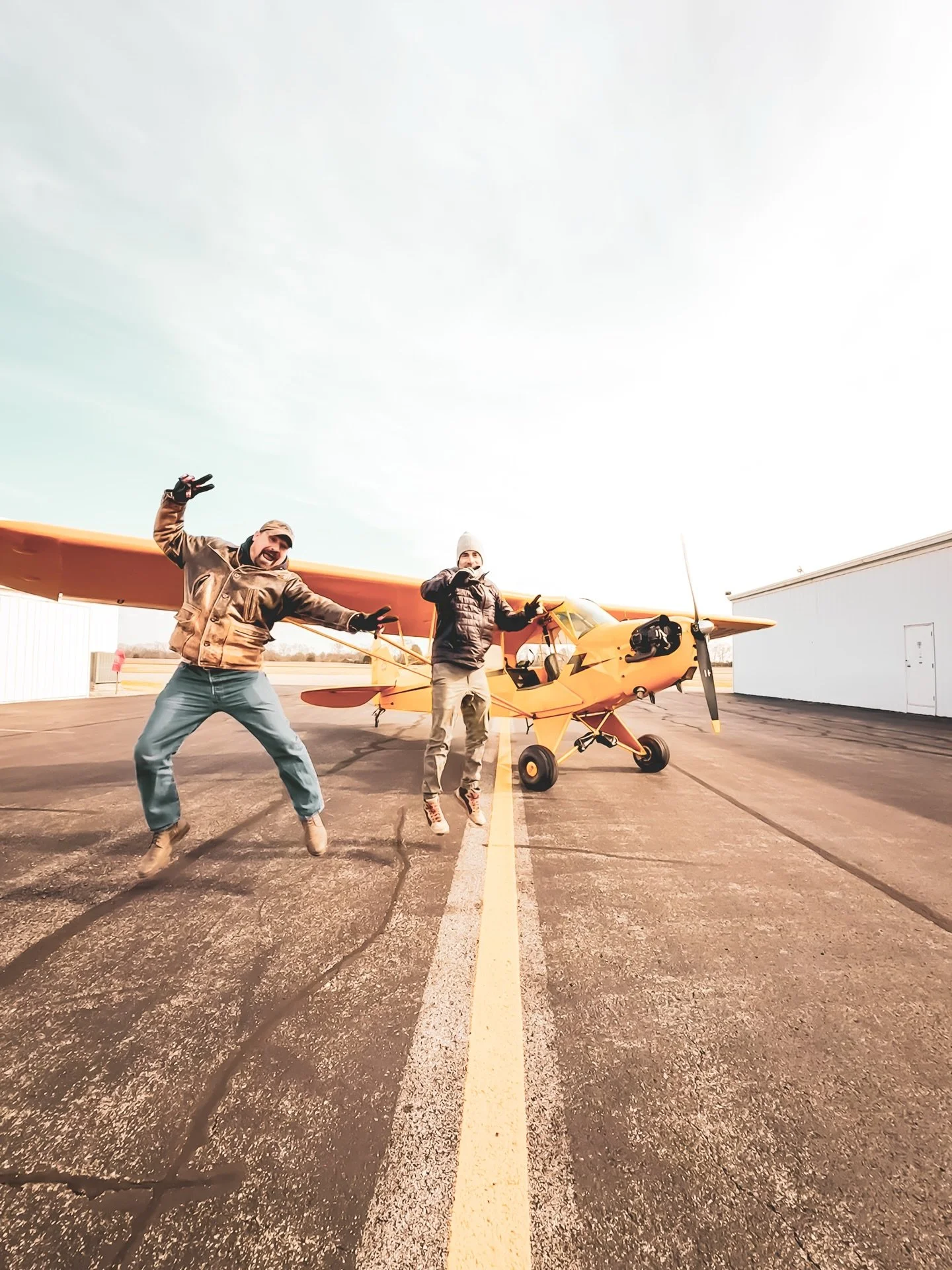 Fact: the Cub does have a heater. Fun fact: it doesn&rsquo;t work that well. But that didn&rsquo;t stop Grant from enjoying his first Sport Pilot lesson.